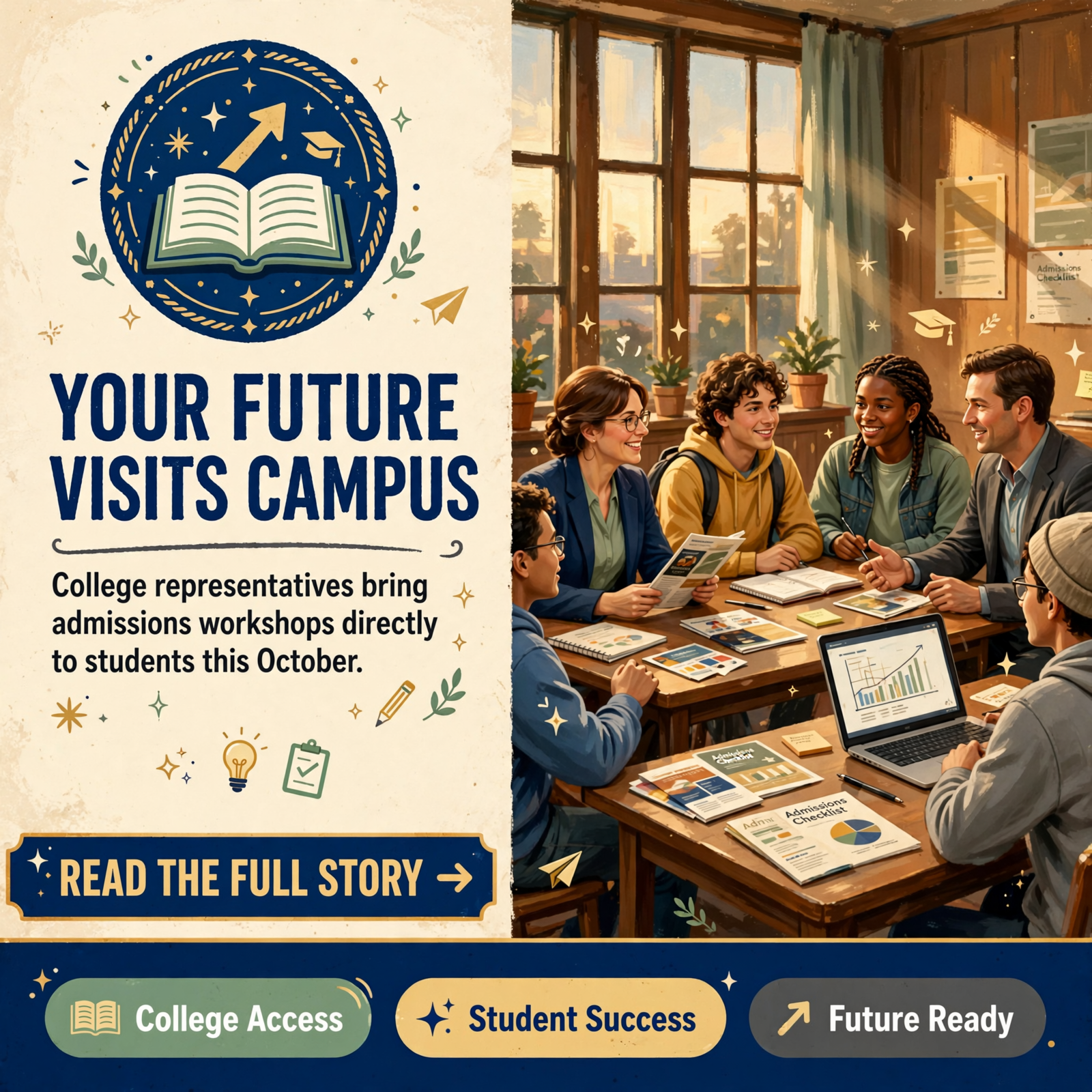 ๐ College Admissions Reps Visit High School in October – Three Workshops Scheduled โ Featured Image Featured image for "๐ College Admissions Reps Visit High School in October - Three Workshops Scheduled"