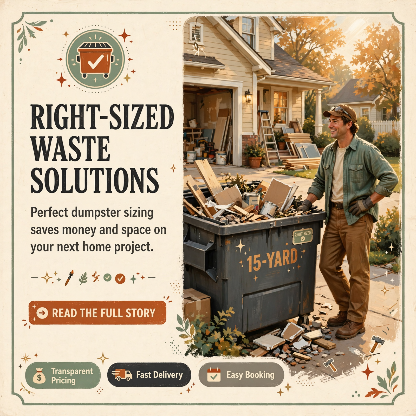 Featured image for "🛠️ Haul Away Guy Offers Right-Sized Dumpsters for Home Projects in Chattanooga"