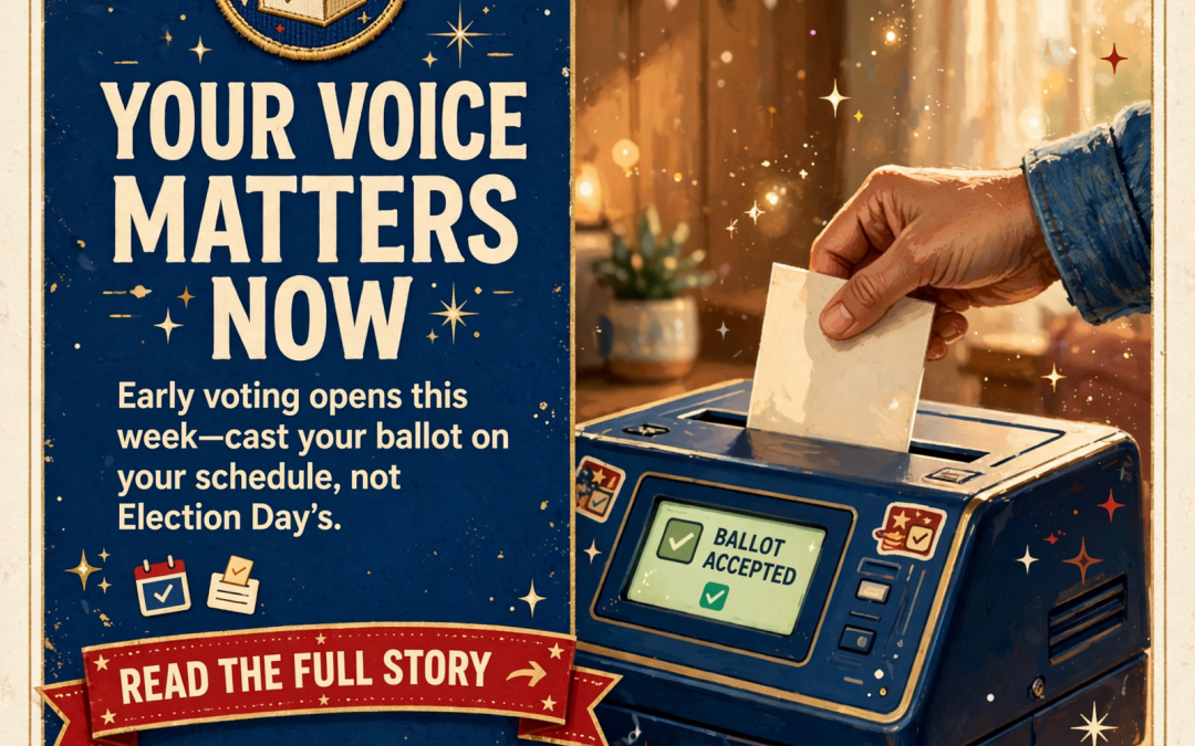 🗳️ Early Voting Begins at Soddy-Daisy Senior Center for Mid-Term Election