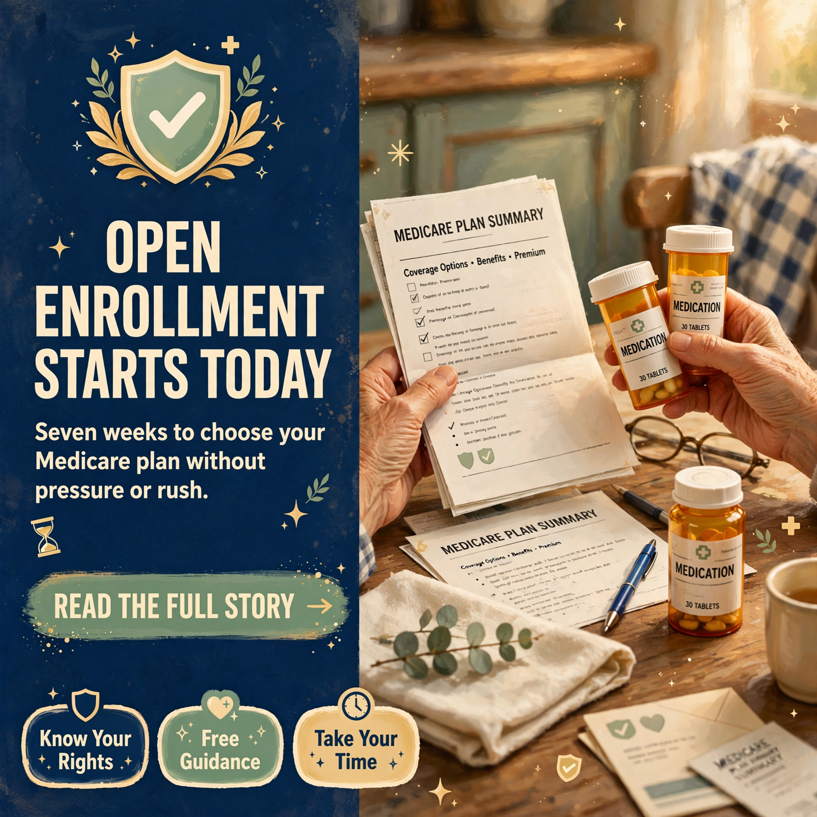 🛡️ Medicare Season Opens Today: The Sales-Call Rules, the Medigap Fine Print, and a Warm Plan for Saturday Night —… Featured image for "🛡️ Medicare Season Opens Today: The Sales-Call Rules, the Medigap Fine Print, and a Warm Plan for Saturday Night"