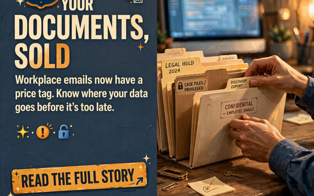 π¬ Where Do Your Documents Go? An Airline’s Emails for Sale, Google’s Document Checker That Keeps Files a Year, and a Judge Who Showed a Lawyer the Door