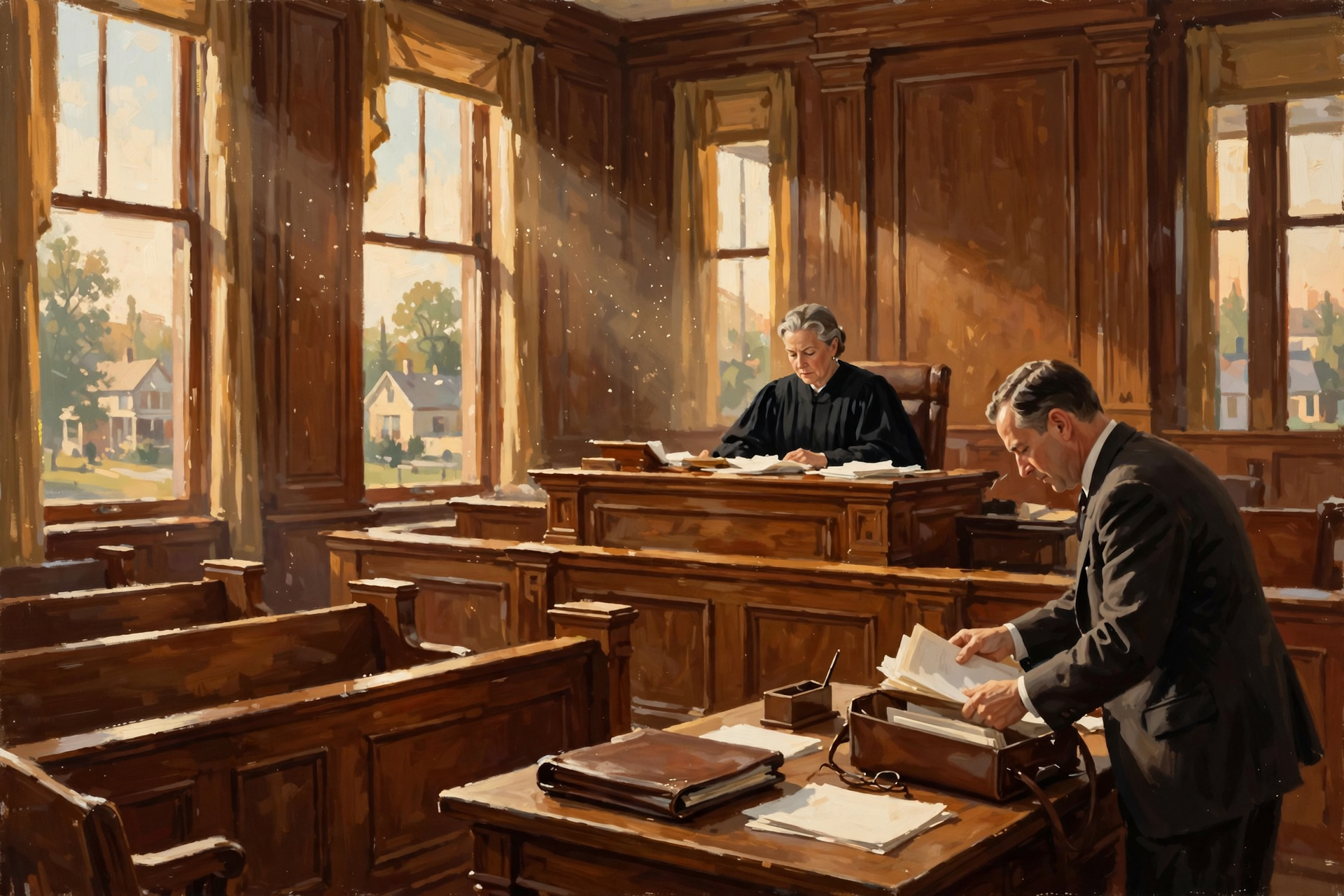 Illustration for βοΈ A Judge Shows a Lawyer the Door