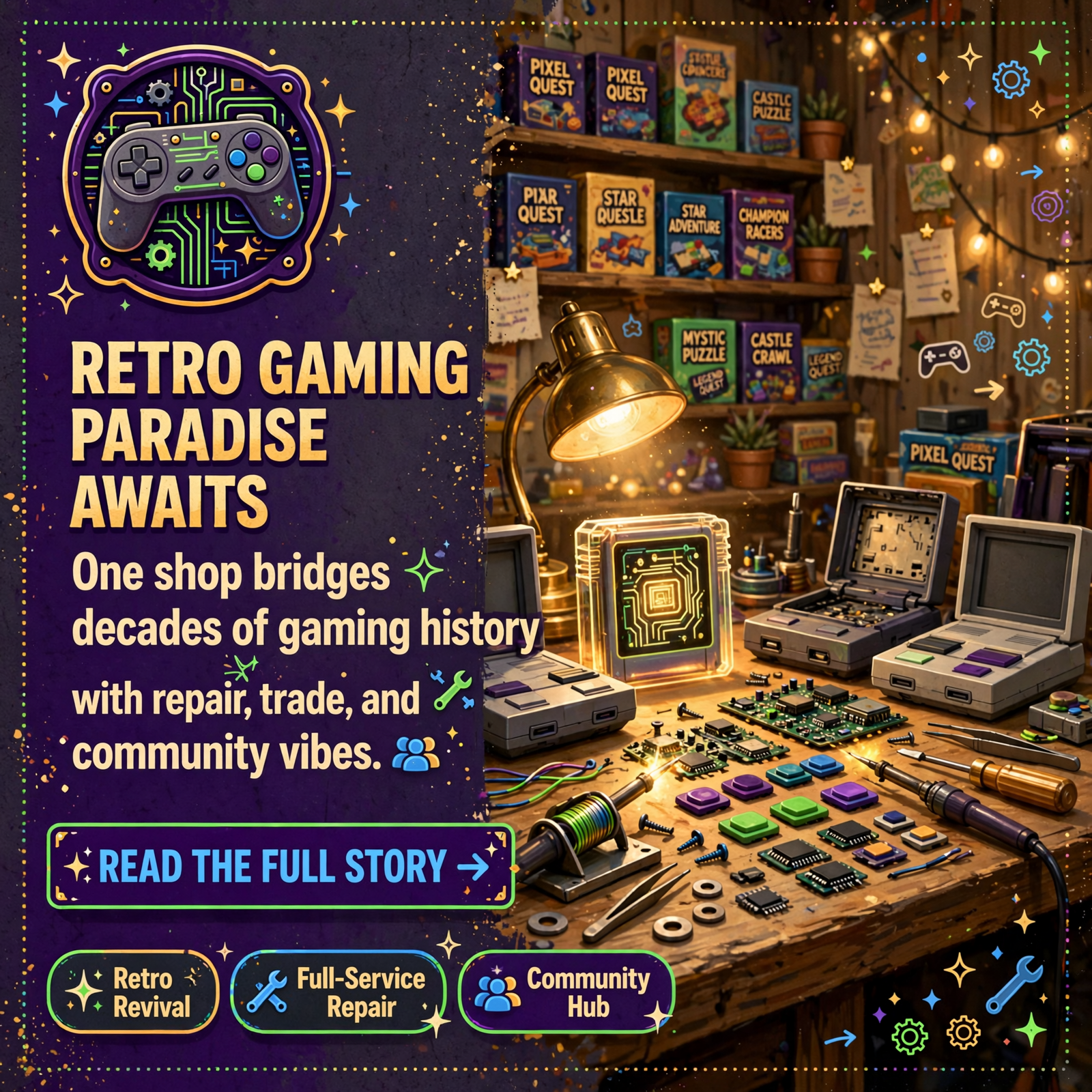 Featured image for "🎮 Game Shack Retro : Your One-Stop Shop for Classic and Modern Gaming in Dunlap"