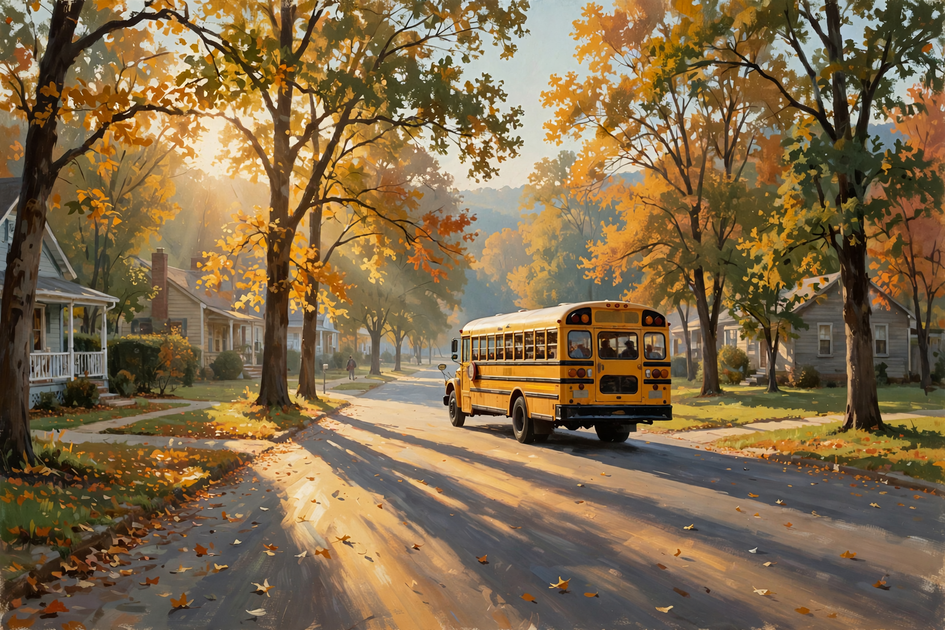 Illustration for 🚗 Neighbors Still on Fall Break — Sequatchie Is In Session