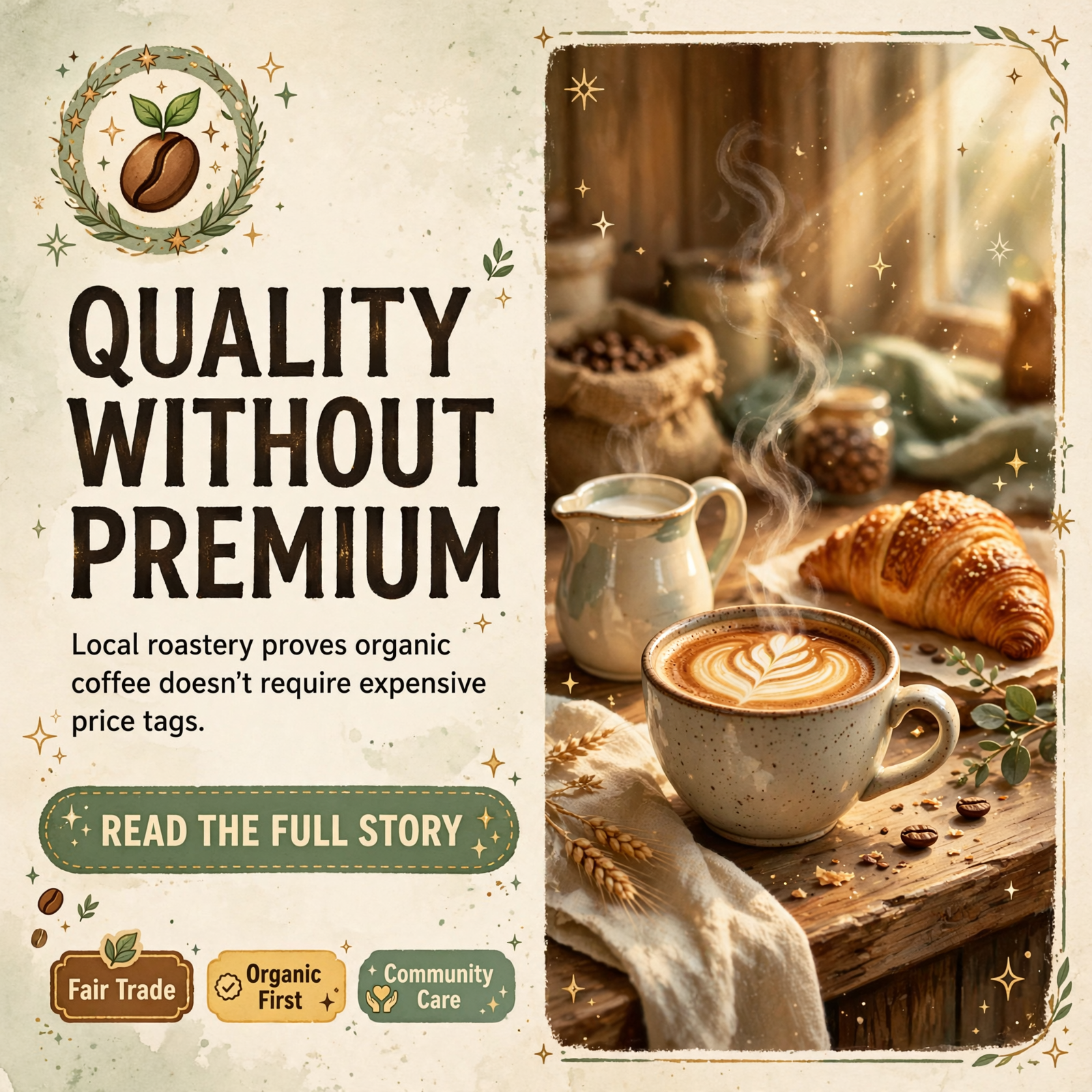 Featured image for "☕ Good News Roasters Highlights What Sets It Apart: Organic Coffee, Fair Pricing, No Upcharges"