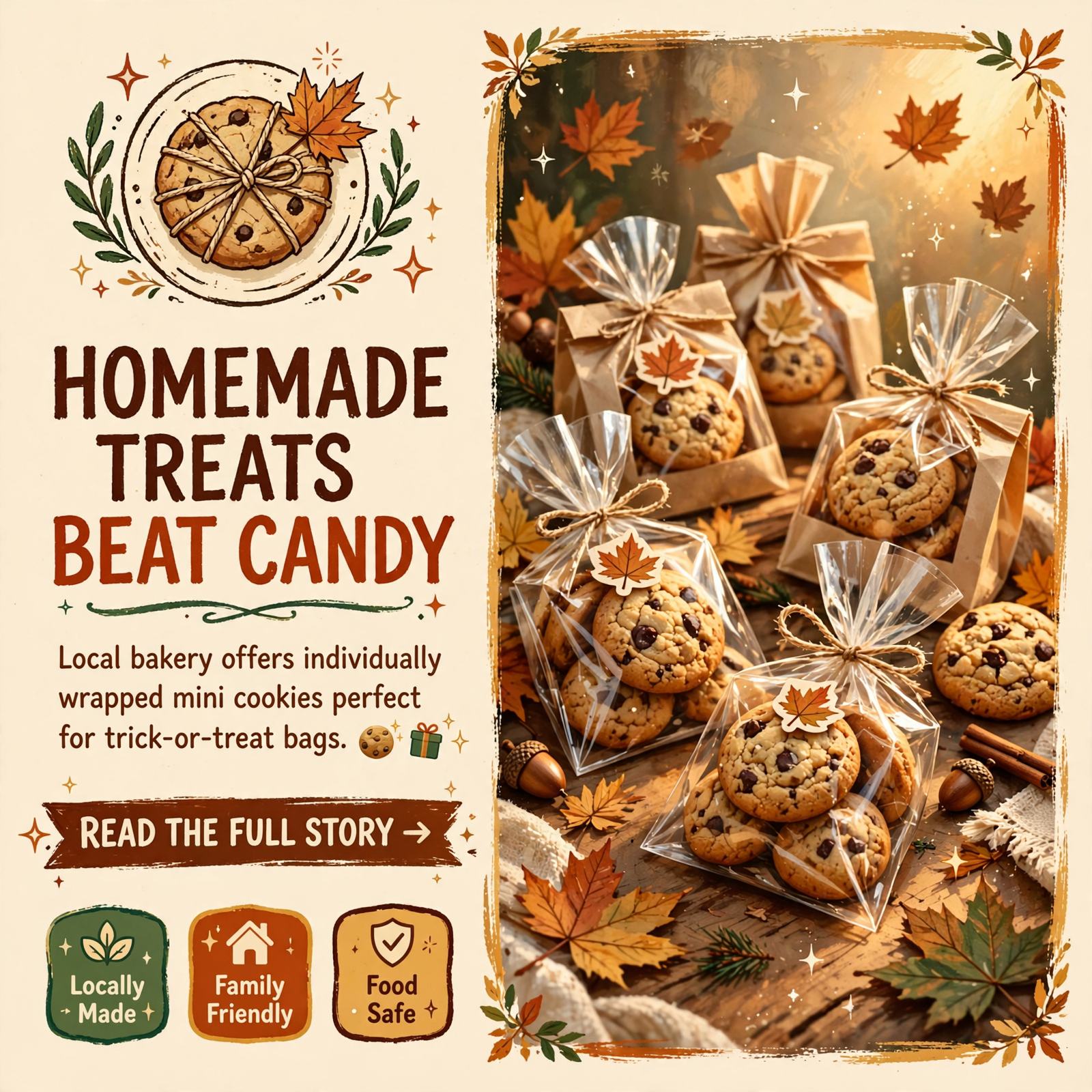 Featured image for "🎃 The Rustic Raccoon Opens Halloween Cookie Orders for Trick-or-Treaters"