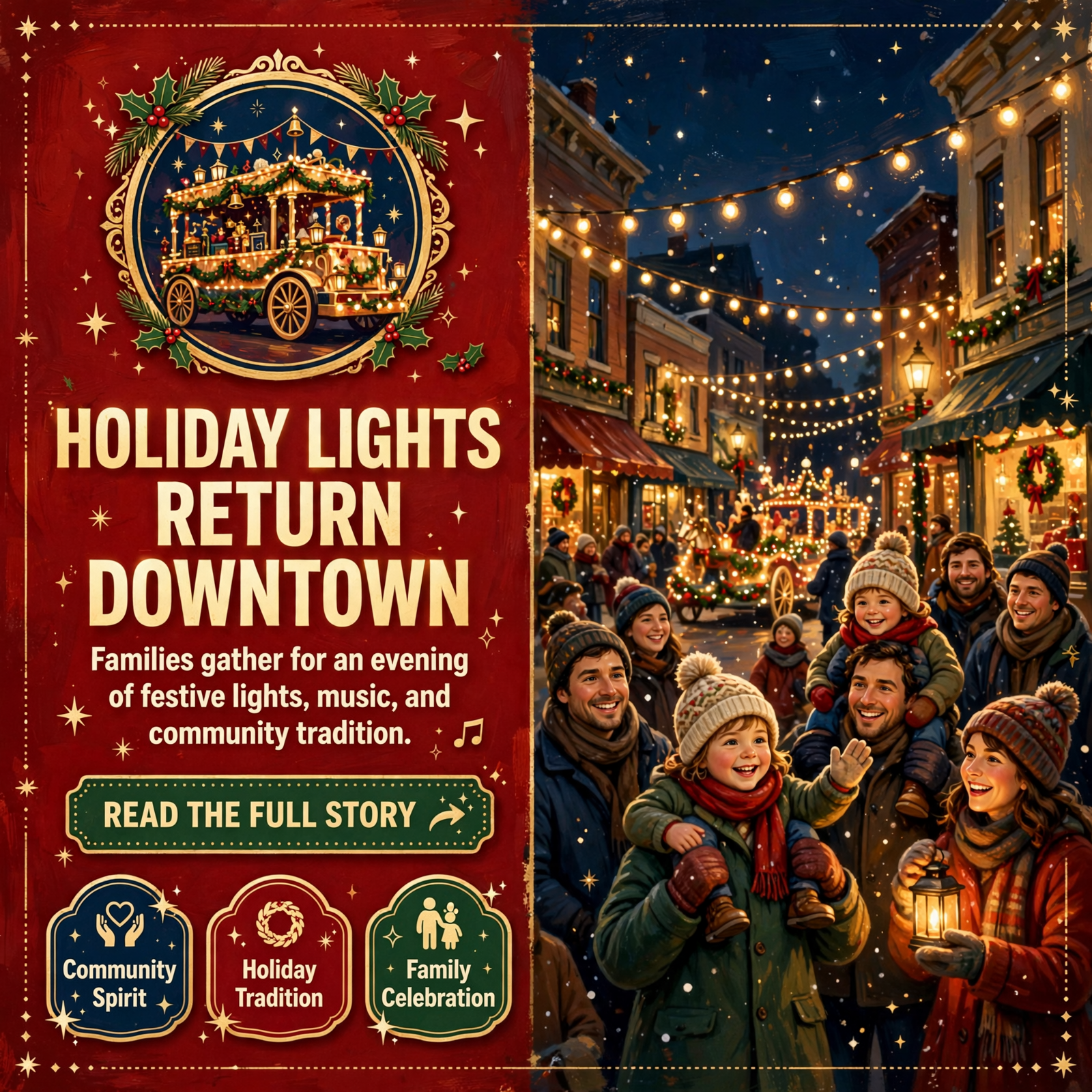 Featured image for "🎄 Star Spangled Colonial Christmas Parade Returns to Pikeville on November 28"