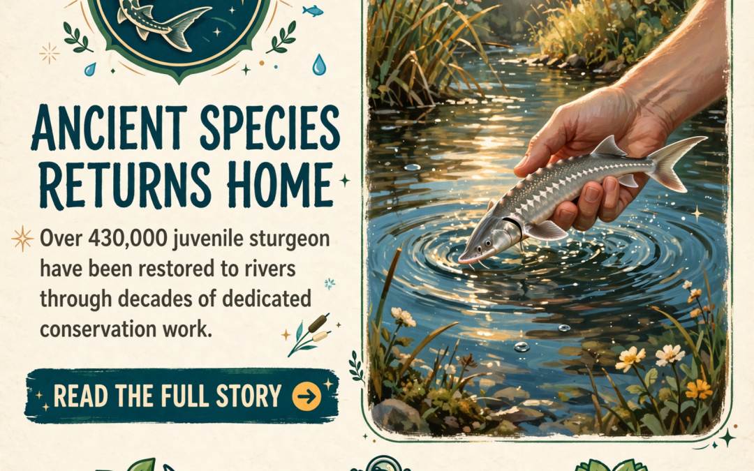 🐟 Tennessee Aquarium Releases 531 Lake Sturgeon into Tennessee River