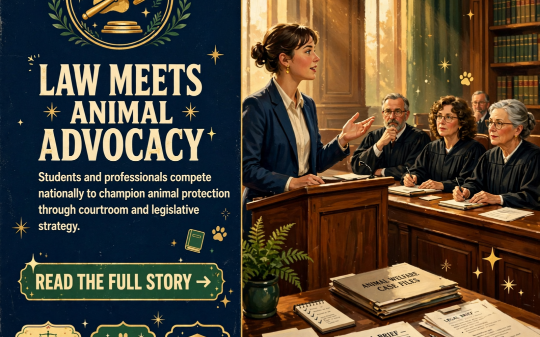 ⚖️ National Animal Law Competitions Open Registration for 2026-2027