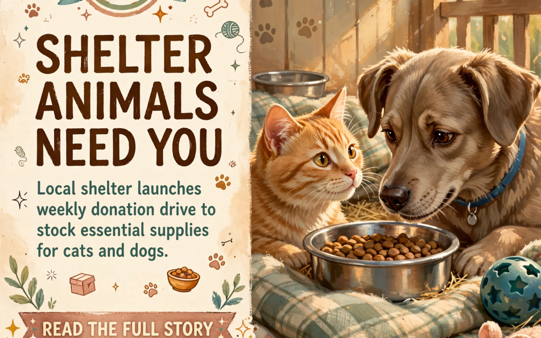 🐾 MARC Seeks Donations for Shelter Animals This Week