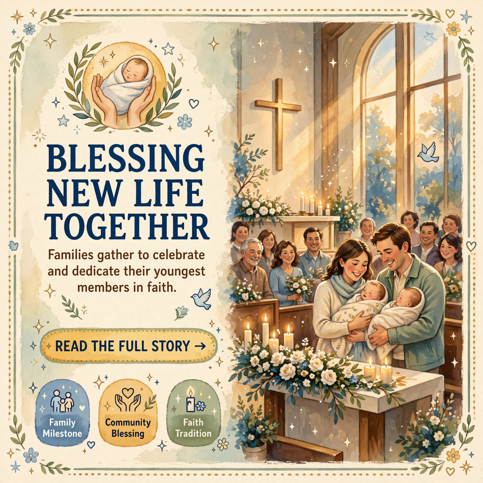 Featured image for "🍼 Baby Dedication Coming to Christ Family Church in Soddy-Daisy"