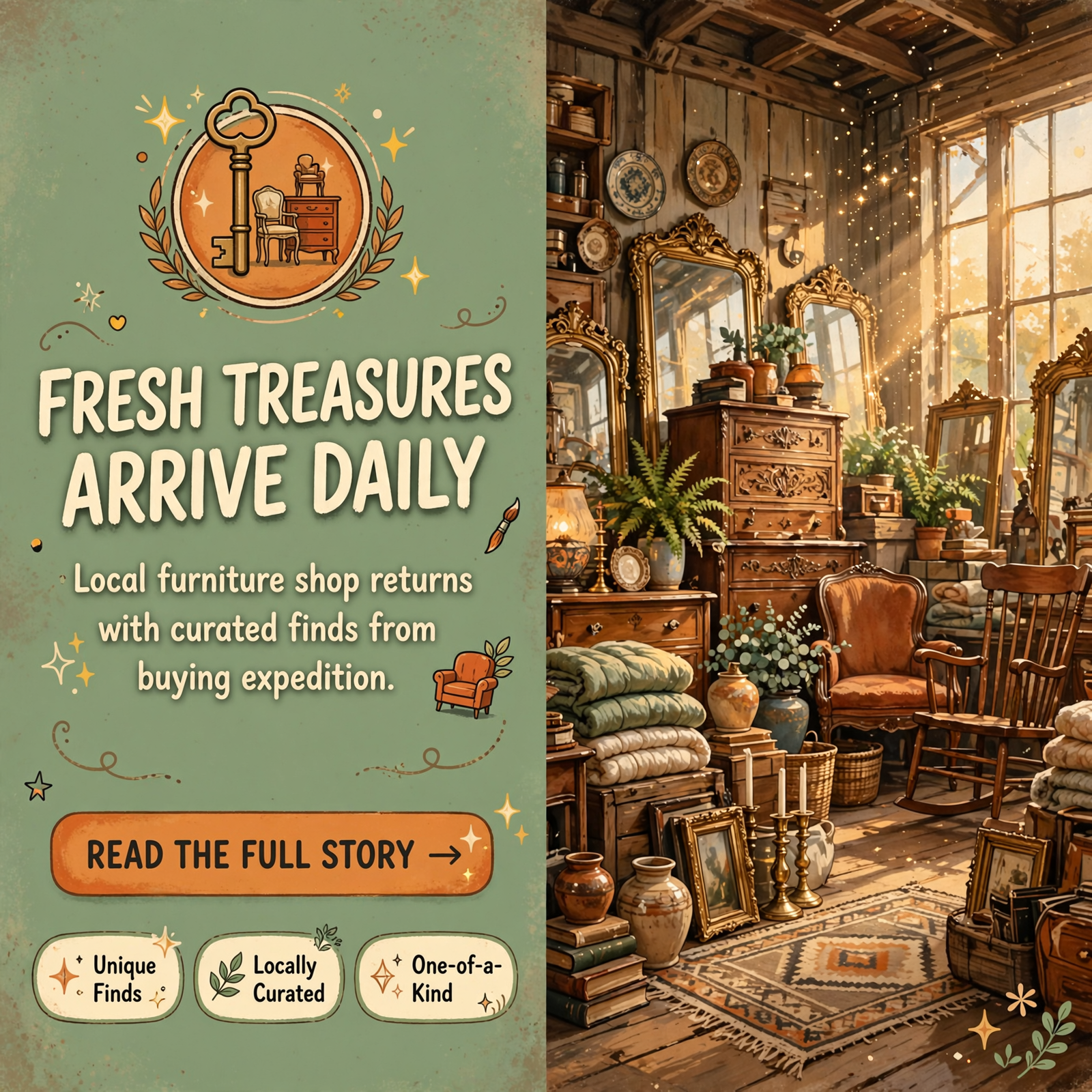 Featured image for "🛋️ Highway 8 Furniture and Treasures Stocks Fresh Finds from Buying Trip"
