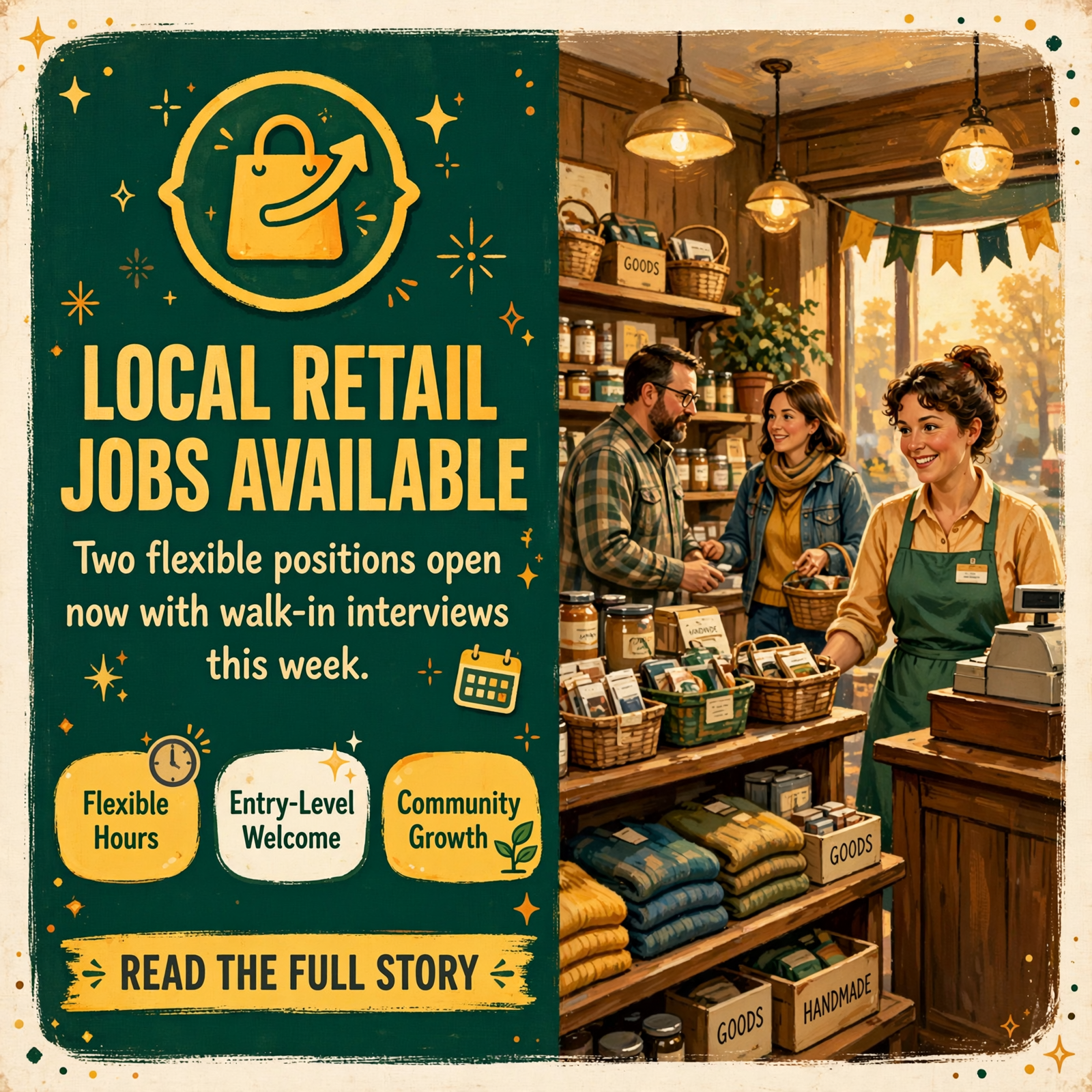 Featured image for "🏪 Dollar General on Cagle Mountain Hiring Part-Time Cashier and Key Holder"
