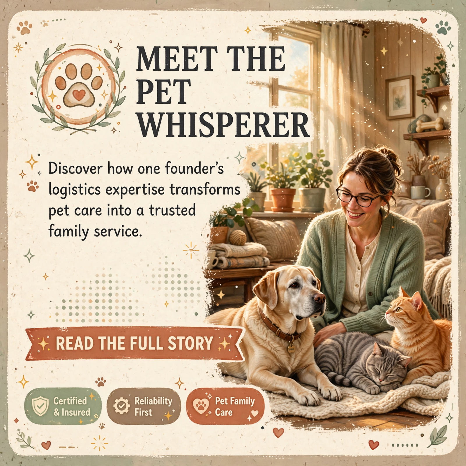 🐾 Meet Marjorie Behind Hearth and Hound Pet Services in Chattanooga — Featured Image Featured image for "🐾 Meet Marjorie Behind Hearth and Hound Pet Services in Chattanooga"