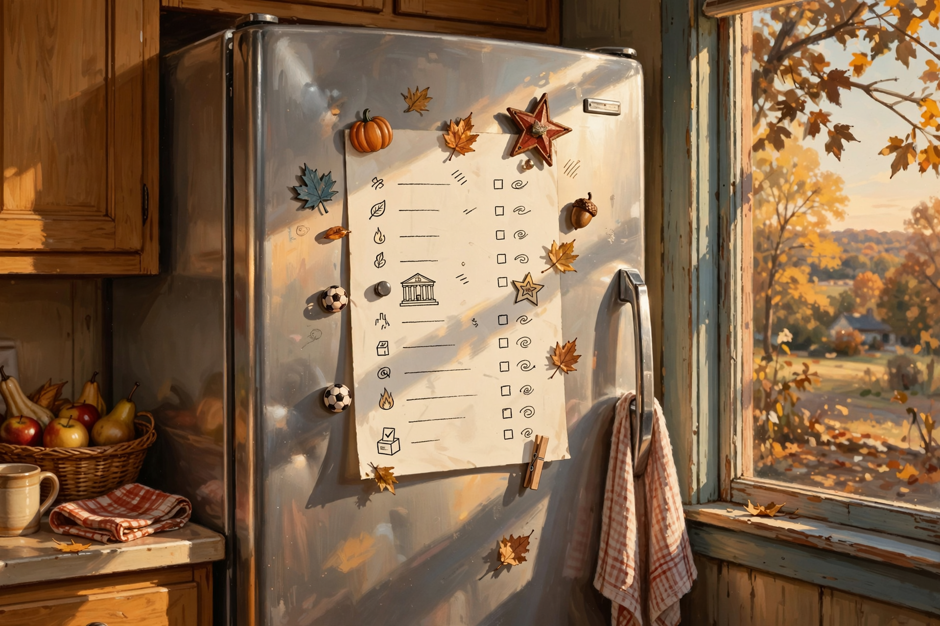 Illustration for 📅 Week-Ahead Fridge List (Thu Oct 15 – Thu Oct 22)