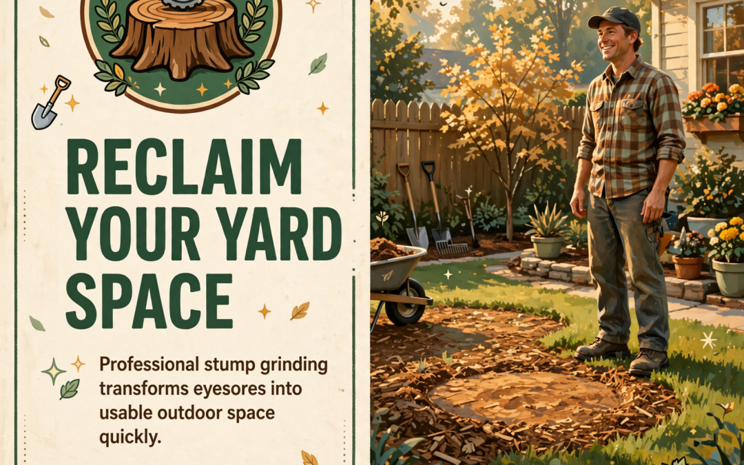 🌳 Superior Stump Grinding Removes Eyesores, Reclaims Yard Space in Dunlap