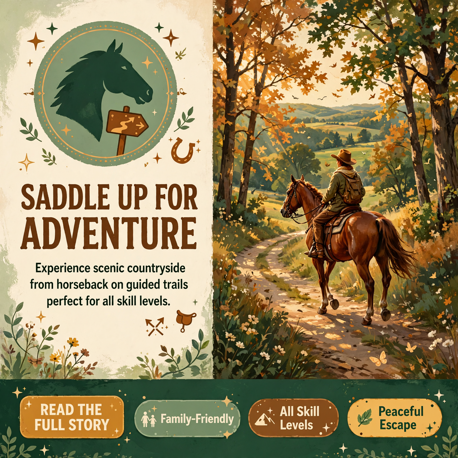 Featured image for "🐴 Saddle Up for Guided Trail Rides at Fall Creek Falls Riding Stables in Spencer"