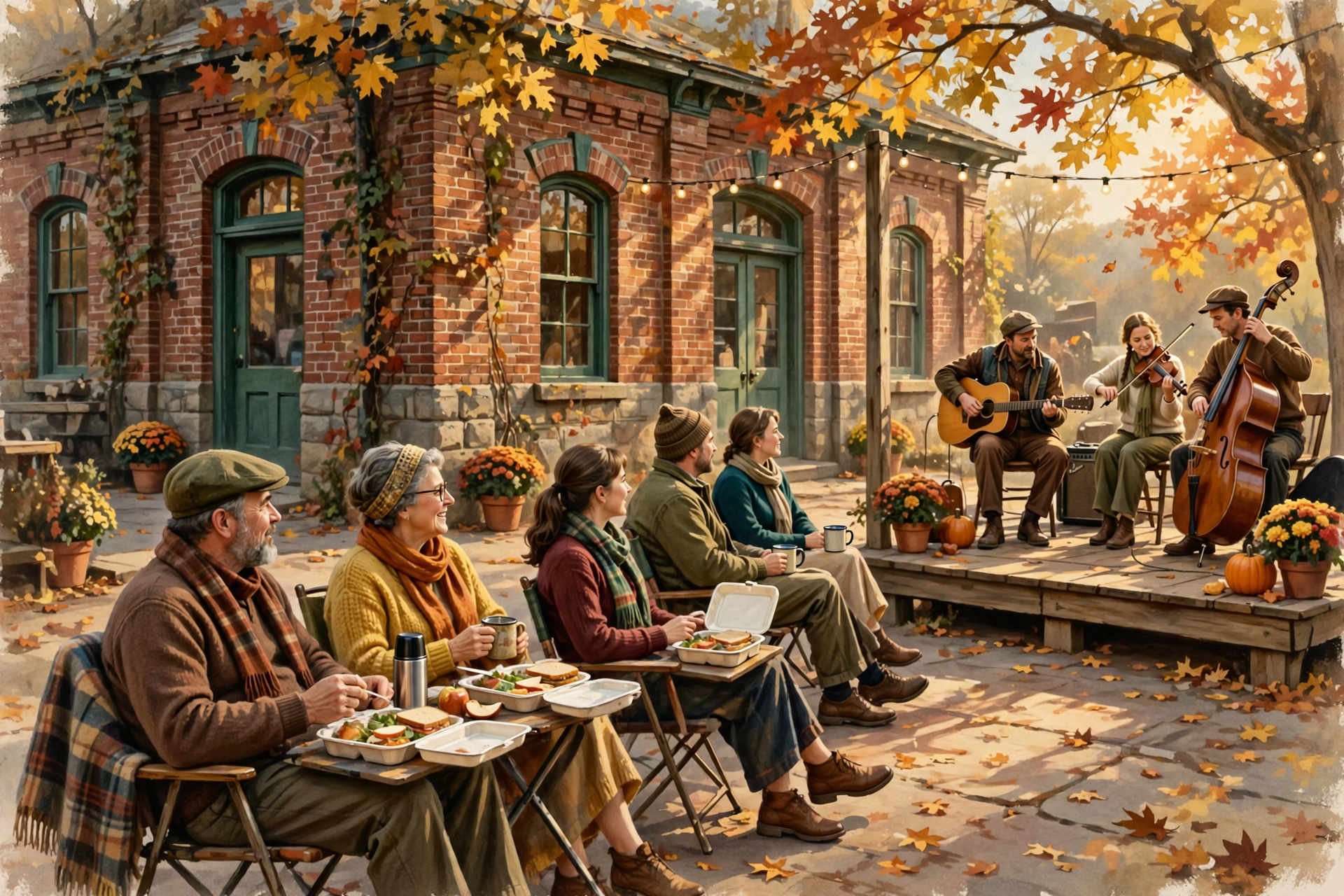 Illustration for 🥪 Bring Your Lunch and Get a Free Concert on the Cookeville Depot Patio