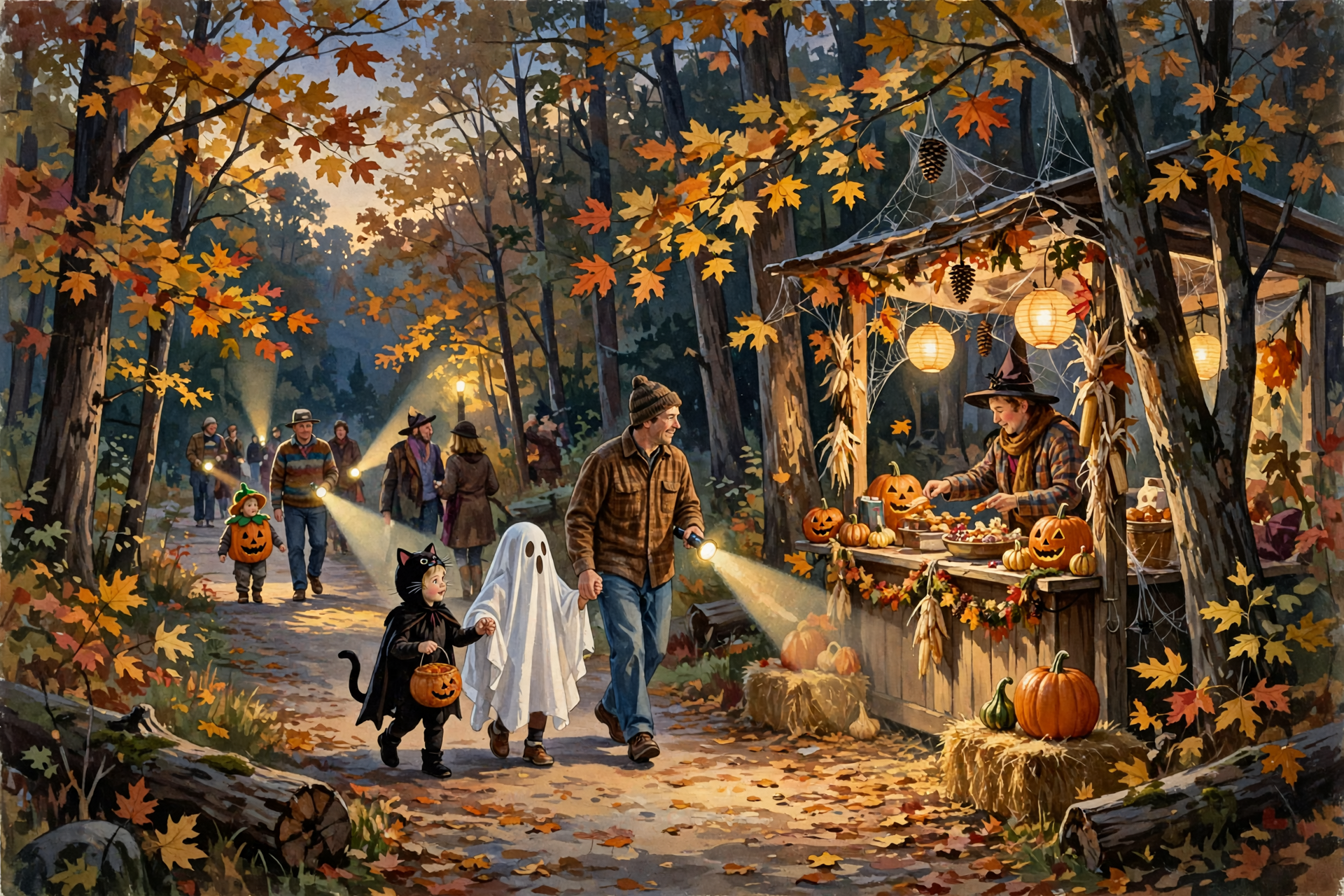 Illustration for 🎃 Trick-or-Treat Along the Trail at Bledsoe Creek State Park