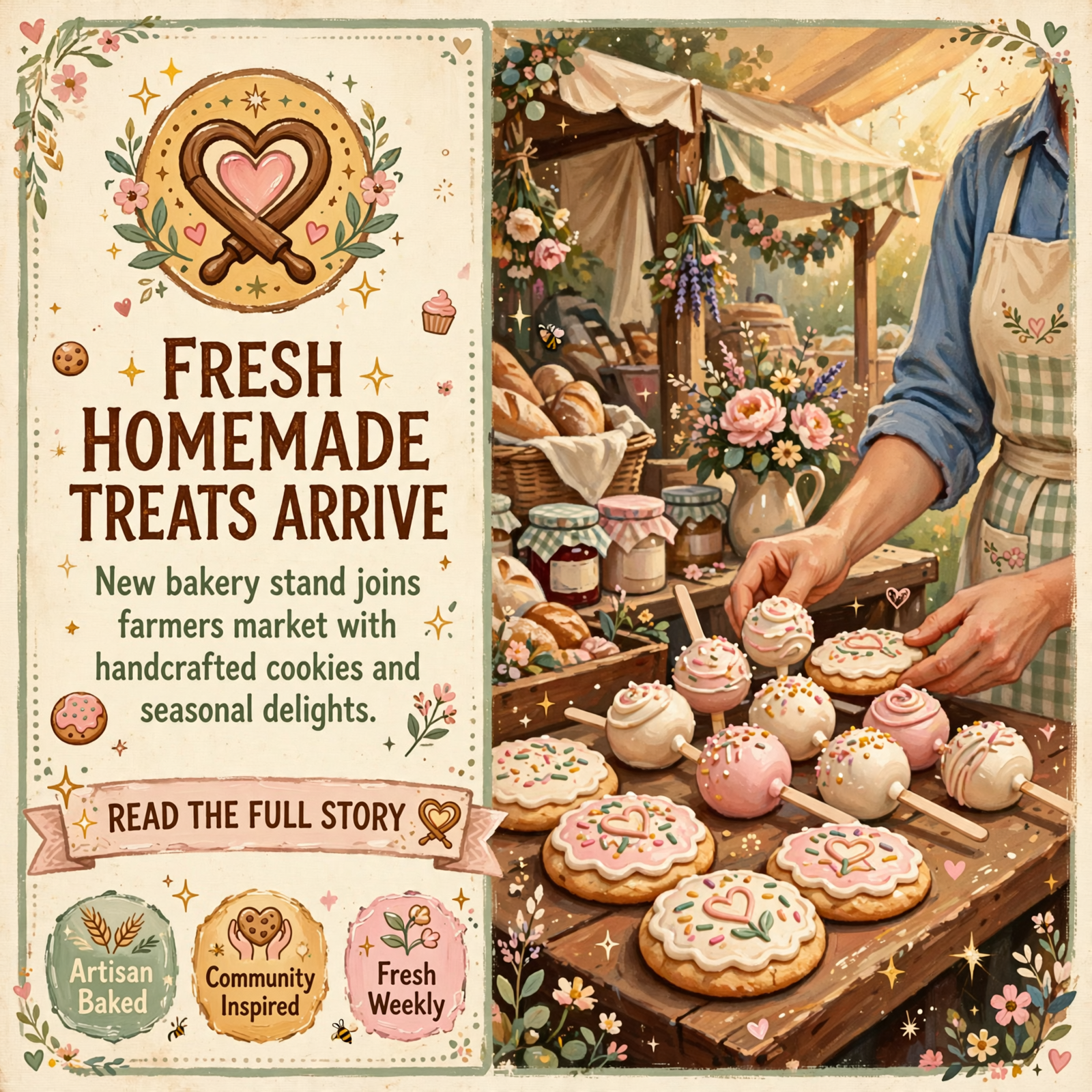 Featured image for "🍪 Grayson's Bake Shop Brings Homemade Treats to Dunlap's Farmers Market"