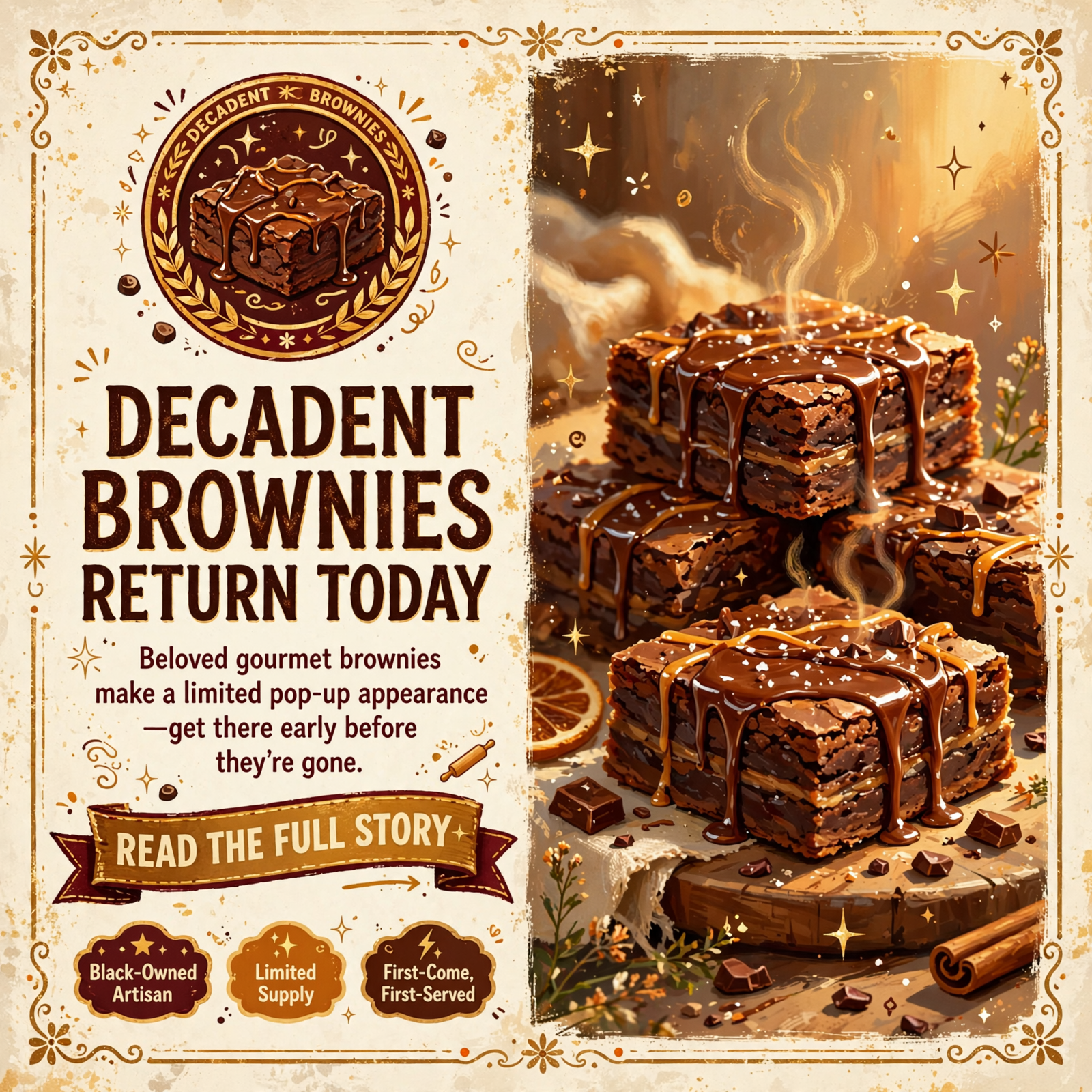 π« Slutty Brownies Are Back at Sugar Lillie Sweet Treats – Pop-Up in Hixson Today β Featured Image Featured image for "π« Slutty Brownies Are Back at Sugar Lillie Sweet Treats - Pop-Up in Hixson Today"