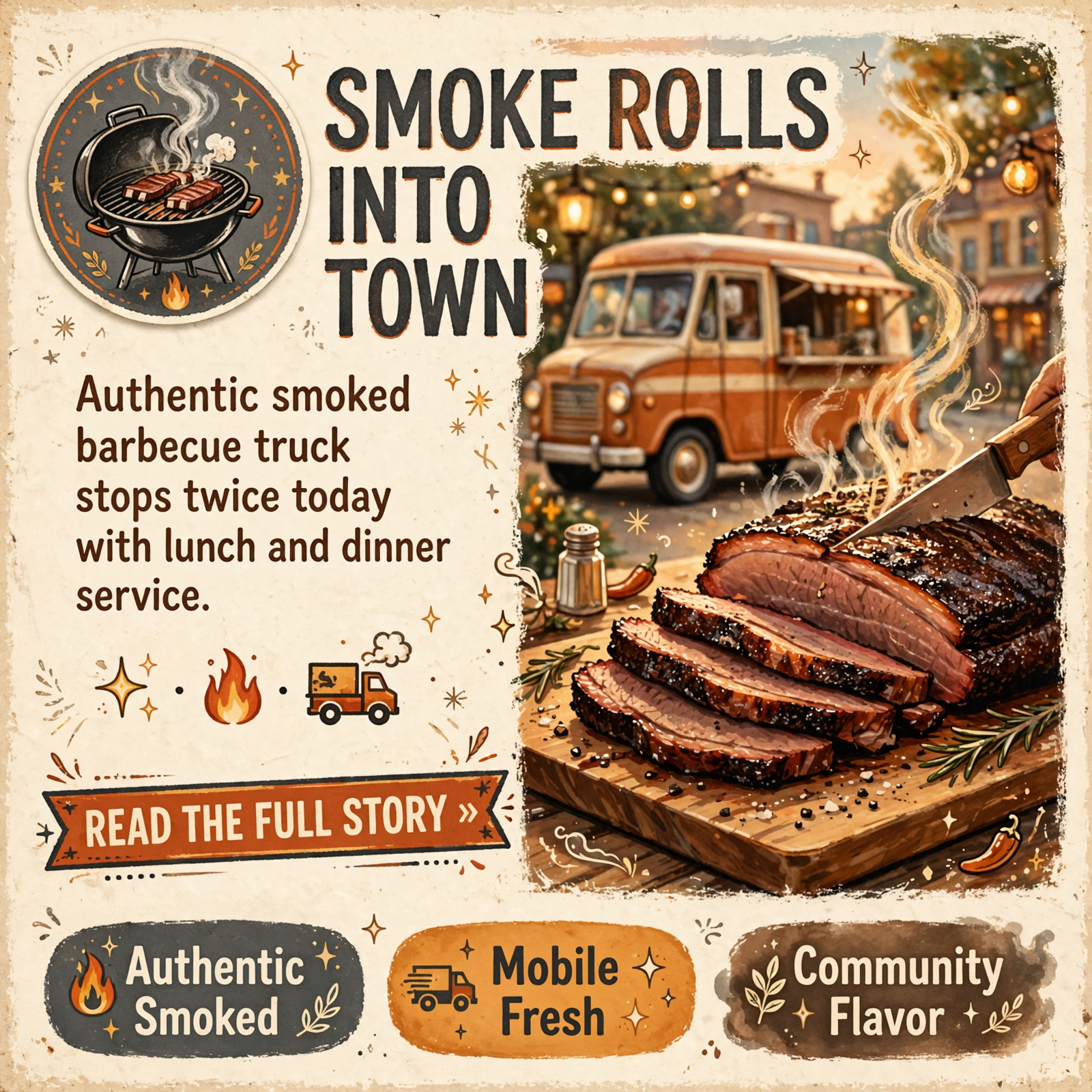 Featured image for "🍖 Smoke Sesh BBQ & Catering Rolls Into Chattanooga Today - Two Stops, Lunch and Dinner"