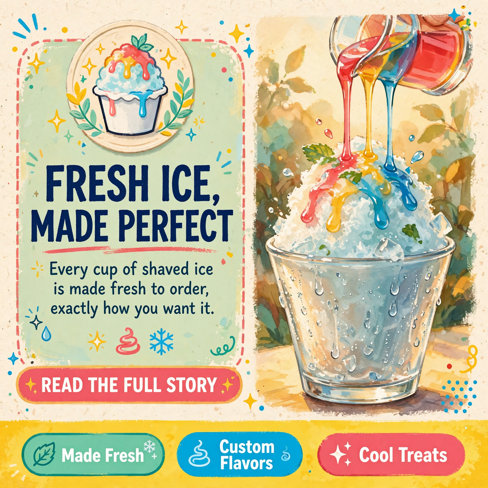 🍧 Fresh Shaved Ice Made to Order at Sweet Treats – Fort Oglethorpe, Hixson & Chattanooga — Featured Image Featured image for "🍧 Fresh Shaved Ice Made to Order at Sweet Treats - Fort Oglethorpe, Hixson & Chattanooga"