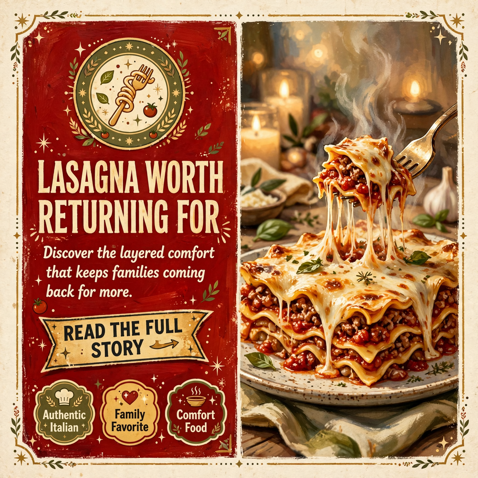 Featured image for "🍝 Comfort Food Done Right: Rafael's Italian Restaurant Highlights Hearty Lasagna in Soddy-Daisy"