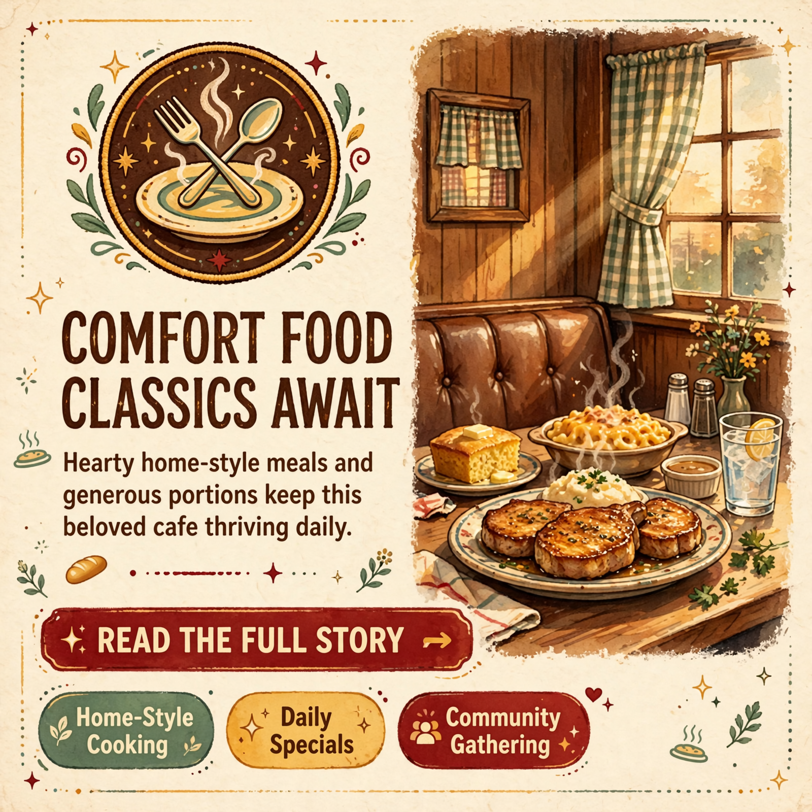Featured image for "🍽️ Doyle Cafe Serves Up Comfort Food Classics for Lunch"