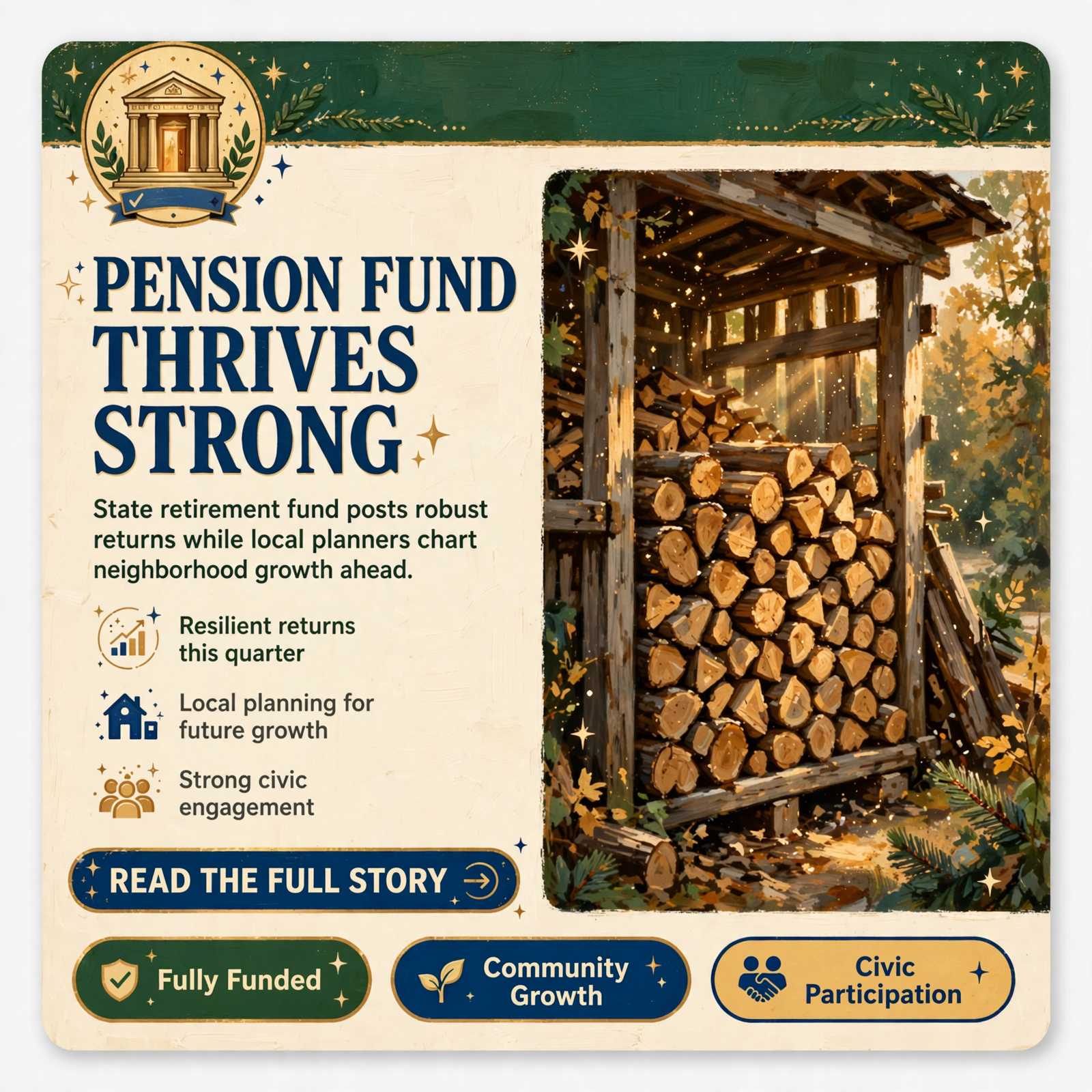 Featured image for "🏛️ Courthouse Corner: Tennessee's Pension Fund Posts a Strong Year, Planners Back 118 Homes on Dallas Lake Road, and Sequatchie's Records…