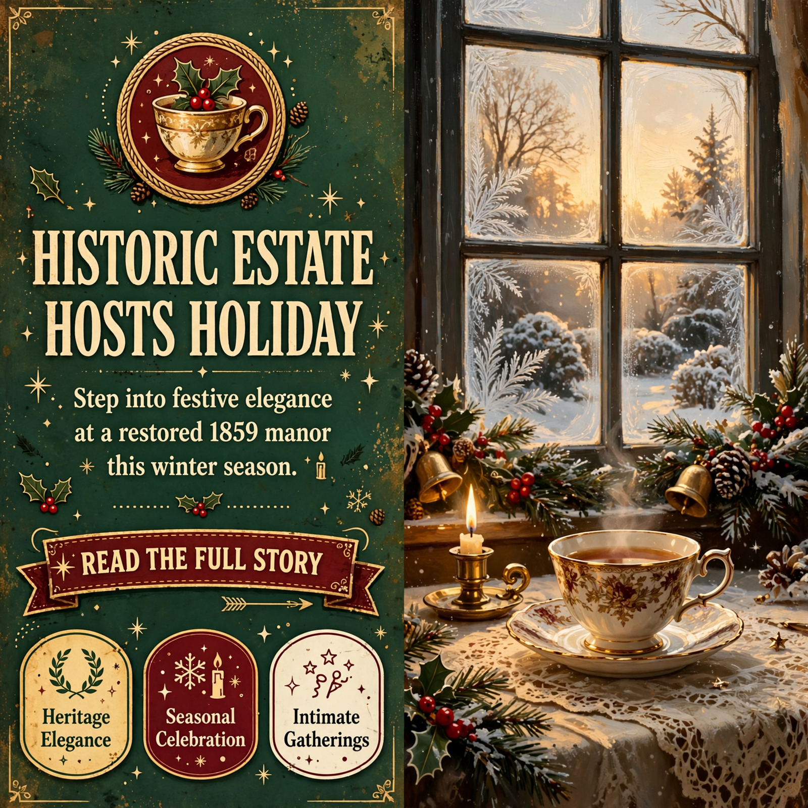 Featured image for "🎄 Winter Wonderland High Tea Comes to Whistlestop Manor in Sweetwater"