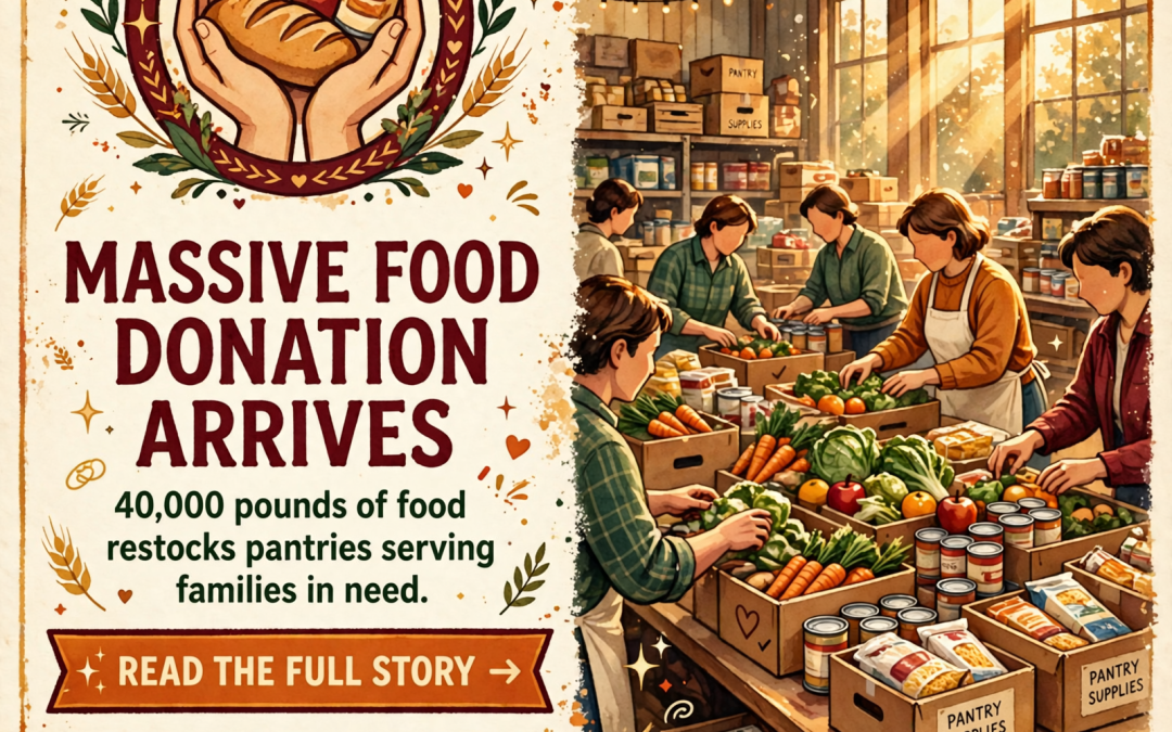 🤝 40,000 Pounds of Food Donated to East Tennessee Food Pantries and Community Partners