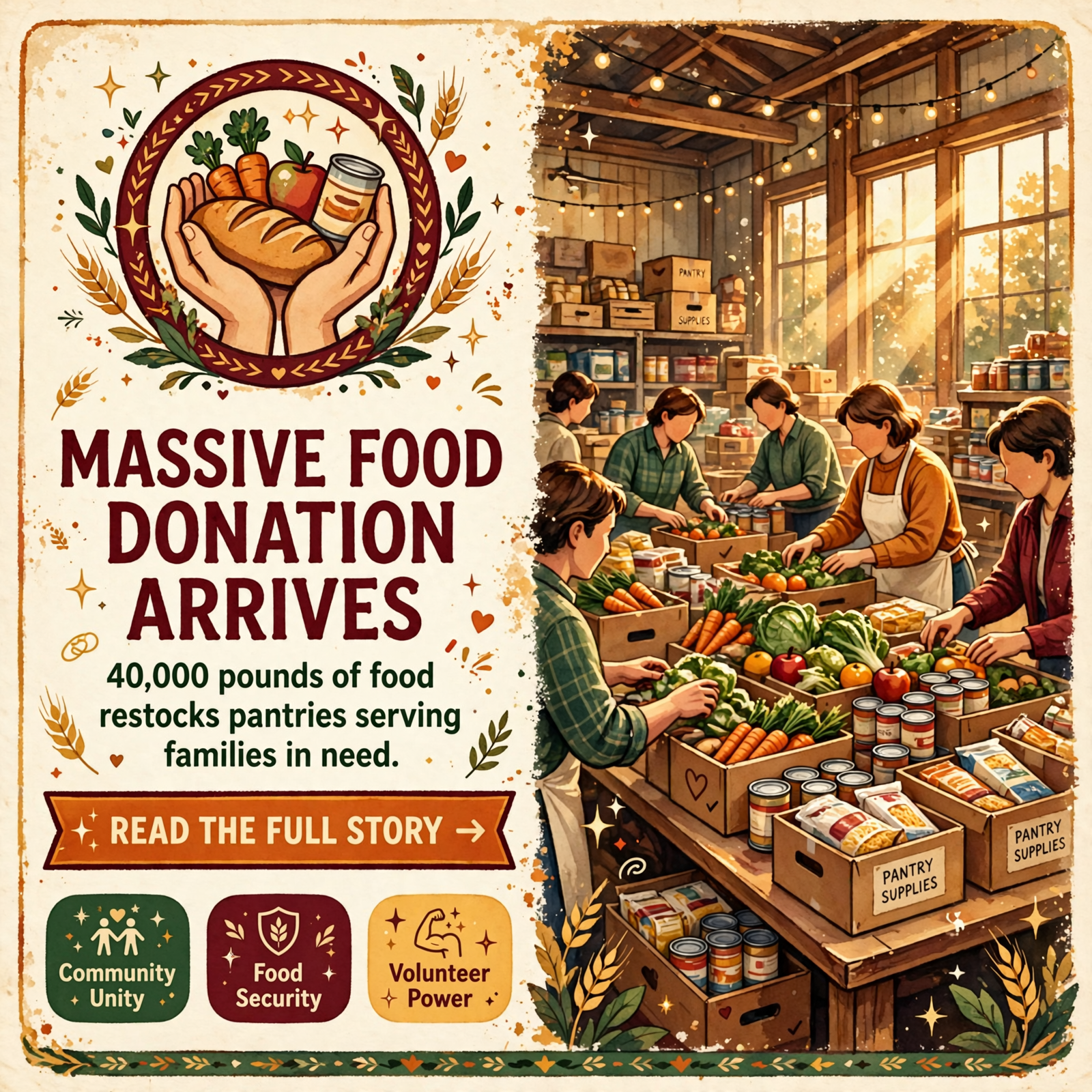 Featured image for "🤝 40,000 Pounds of Food Donated to East Tennessee Food Pantries and Community Partners"