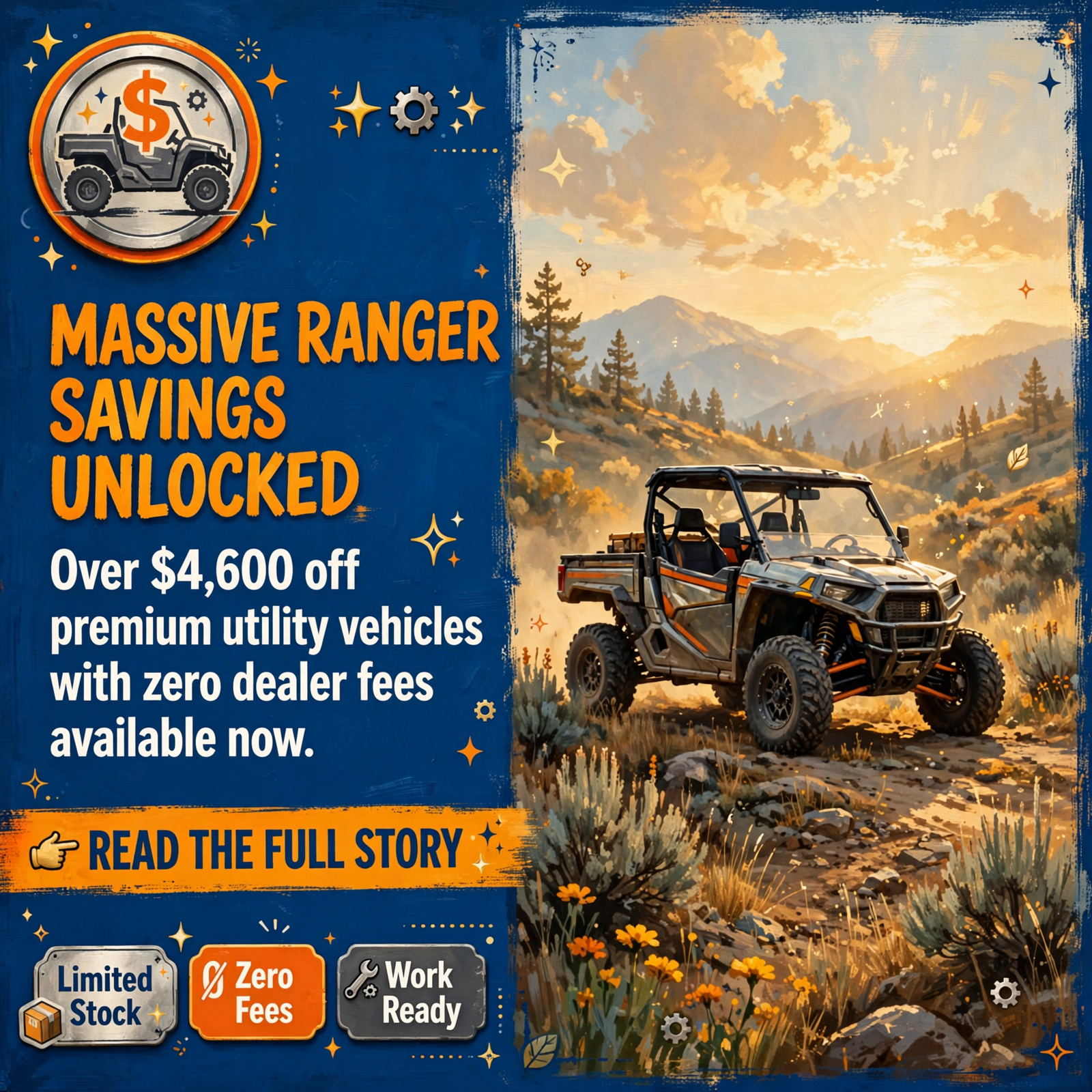 Featured image for "🚨 Pro X Powersports Offers Over $4,600 in Savings on 2026 Polaris Ranger XD 1500 Crew Premium"
