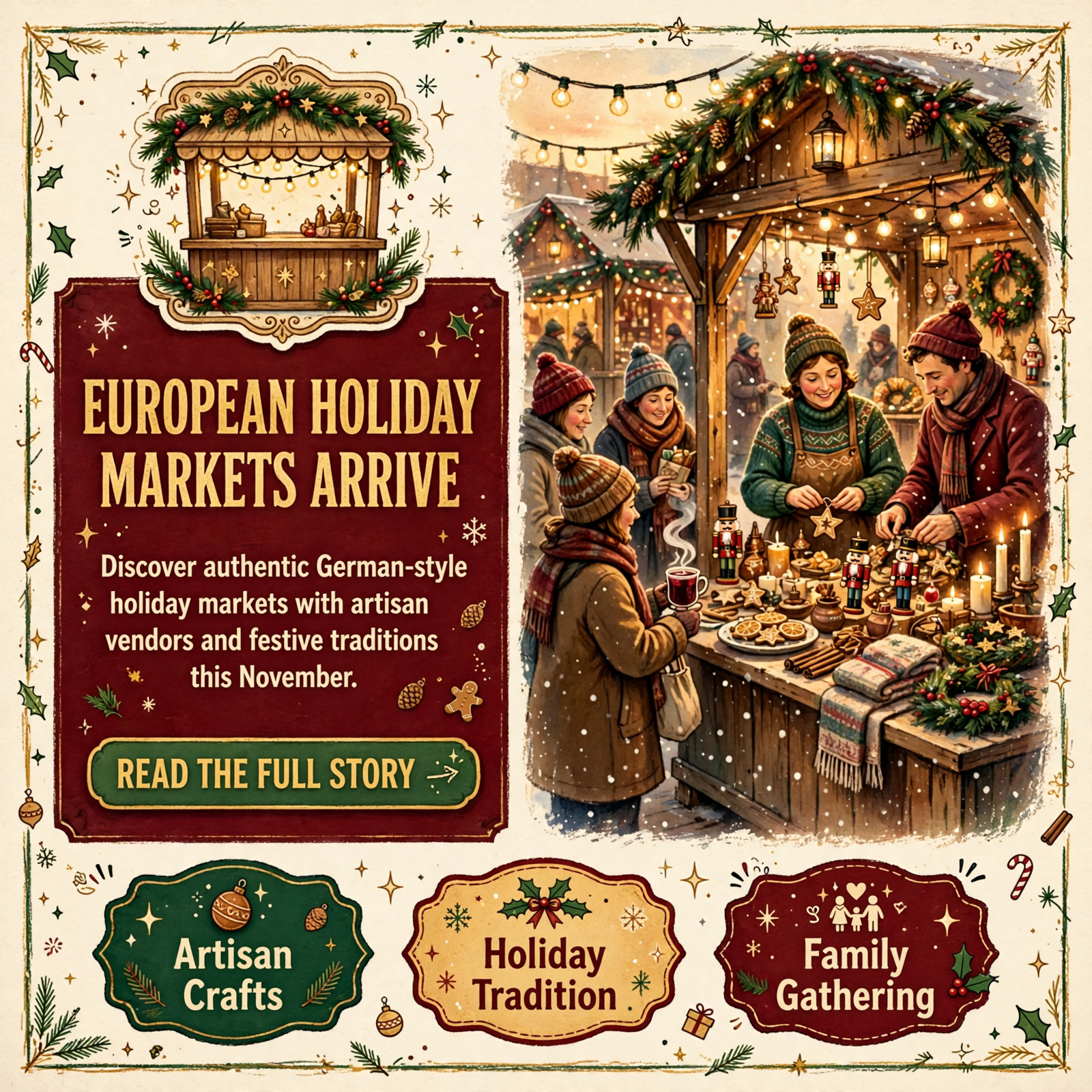 Featured image for "🎄 Christkindlmarkt Holiday Markets Return to Collegedale, Signal Mountain, and Chattanooga in November 2026"