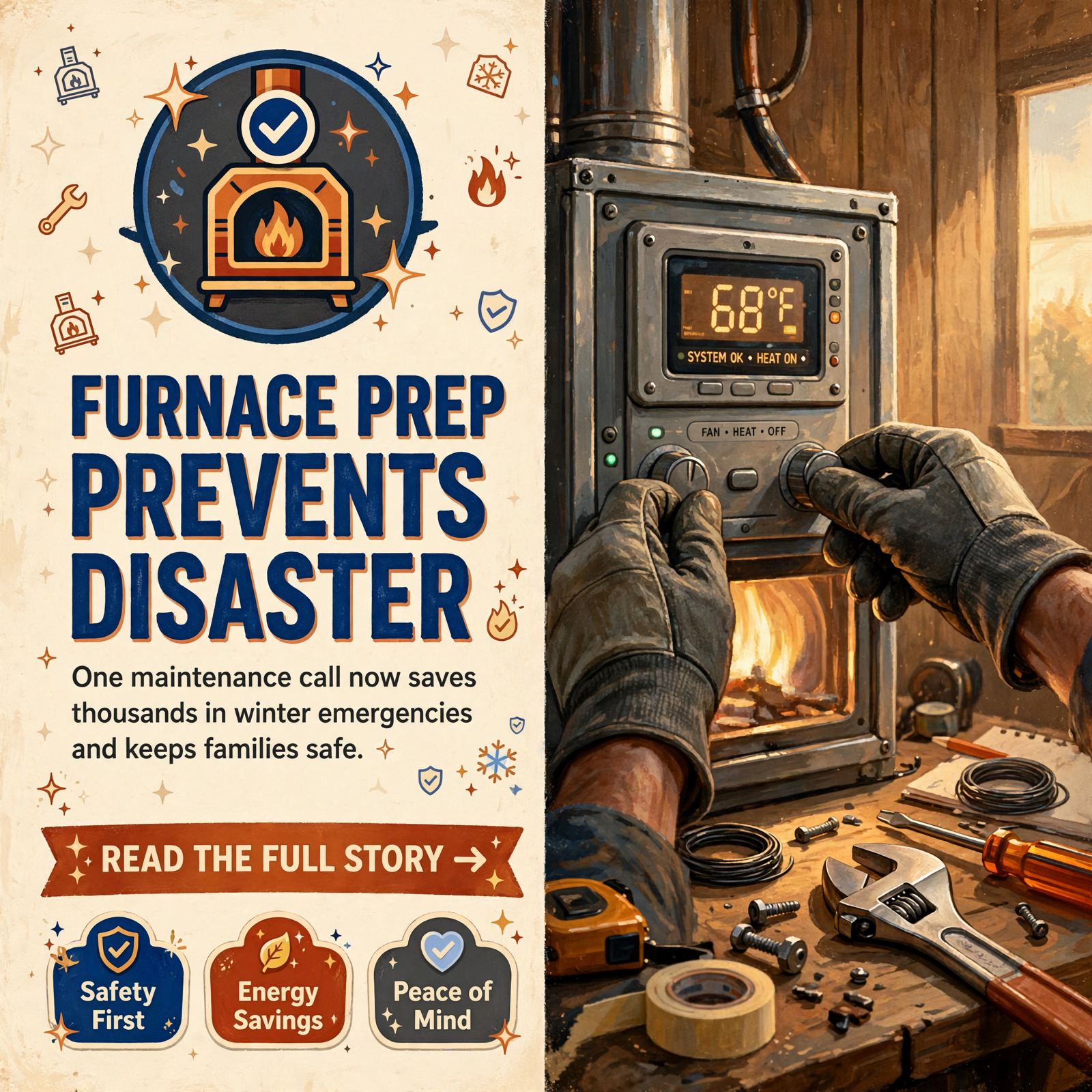 Featured image for "🔥 Why Fall Furnace Maintenance Matters Before Winter Arrives"