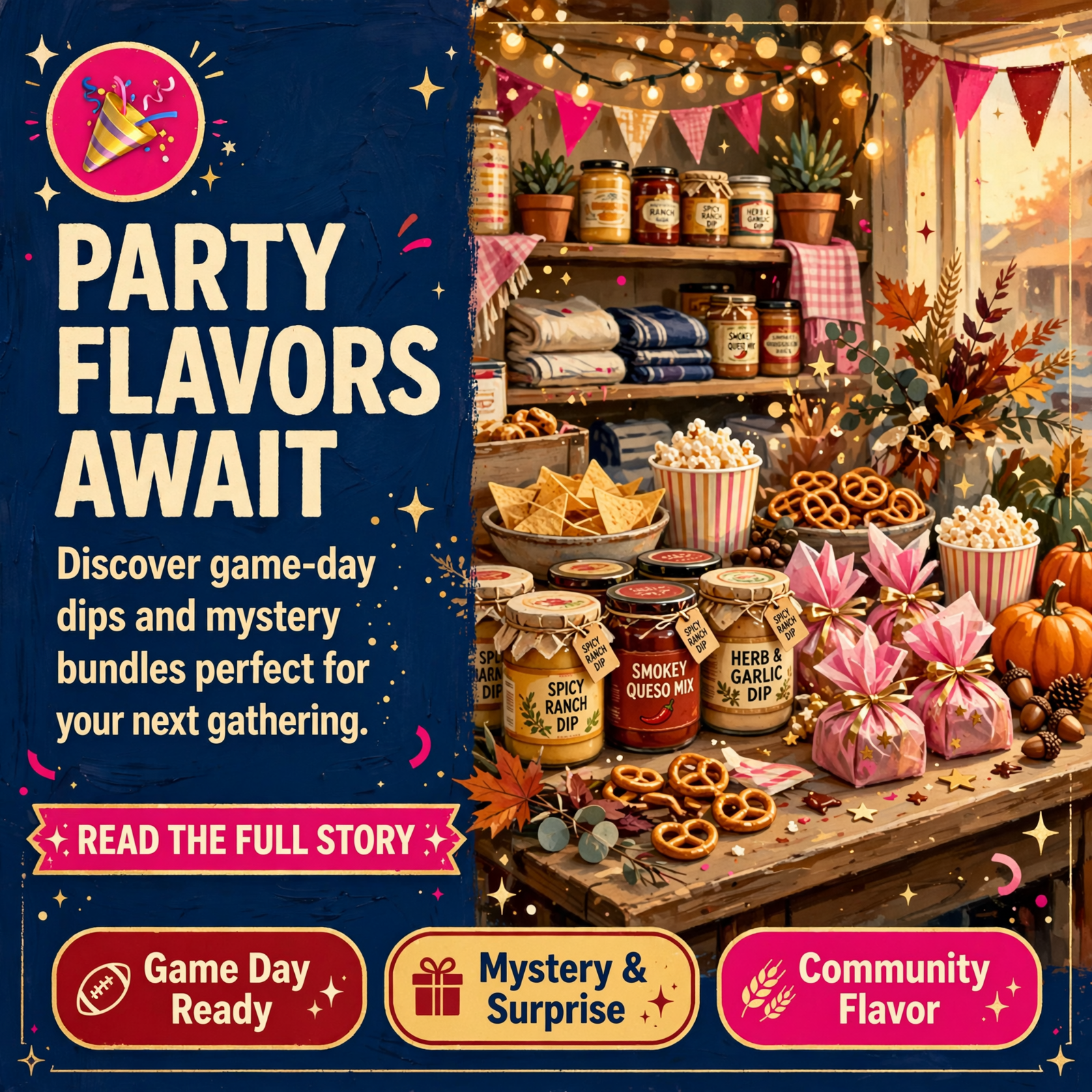 π Game Day Dip Mixes & Mystery Bundles at LaLa’s Bazaar β Featured Image Featured image for "π Game Day Dip Mixes & Mystery Bundles at LaLa's Bazaar"