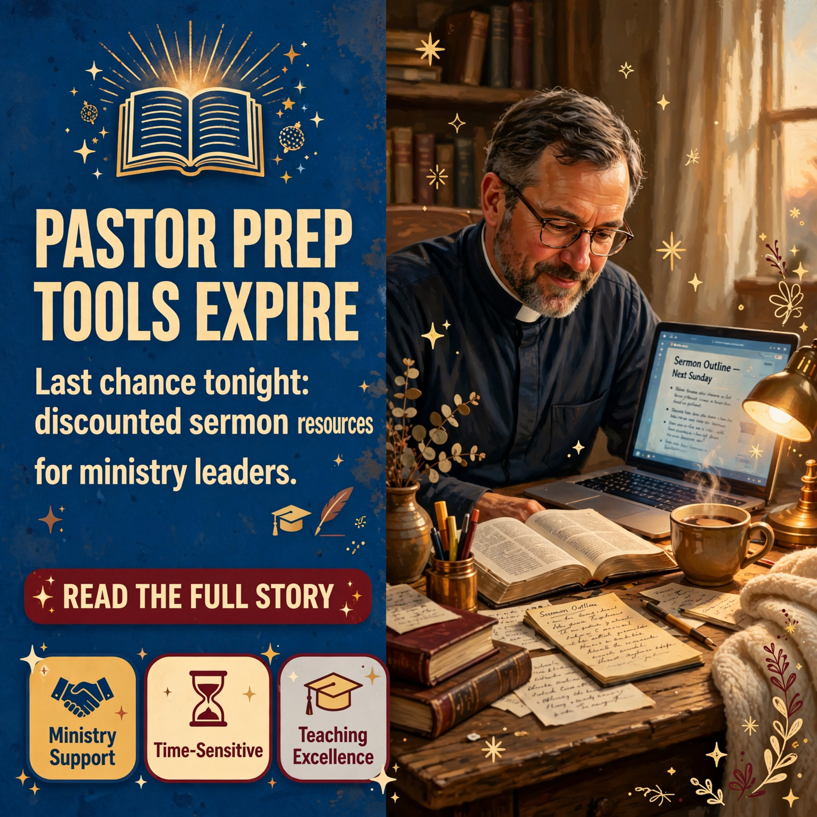 Featured image for "🎁 Pastor Appreciation Month Discount on Sermon Resources Expires Tonight"