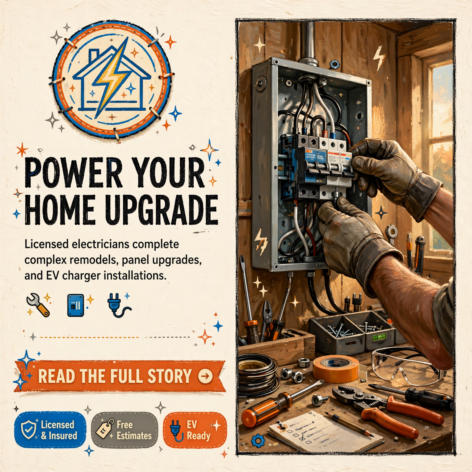 Featured image for "⚡ JP'S Electric Completes Electrical Rough-In for Cookeville Remodel"