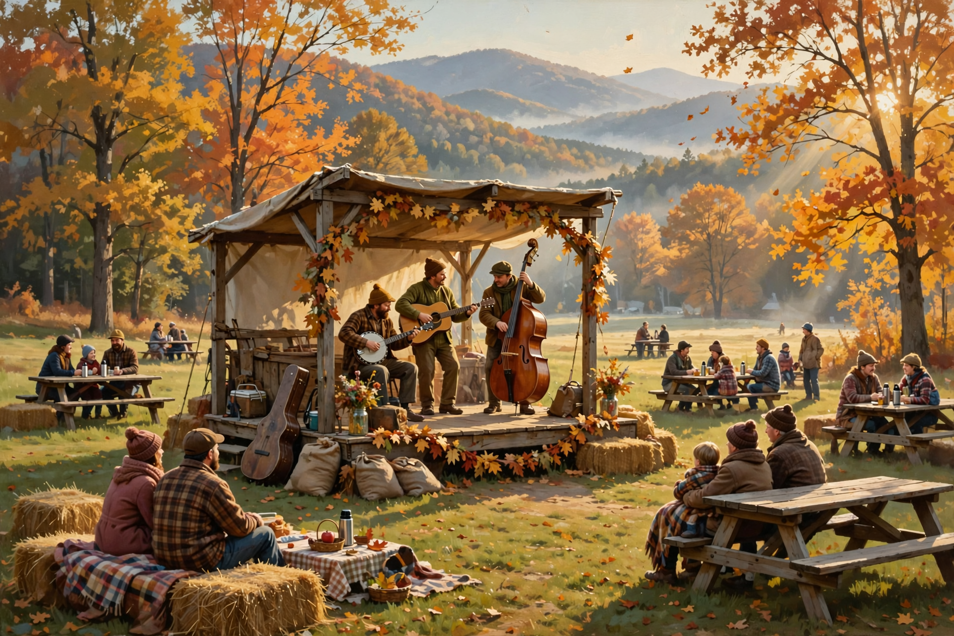 Illustration for 🪕 Free Live Bluegrass: Whitwell Mountain Saturday + Cagle Tonight