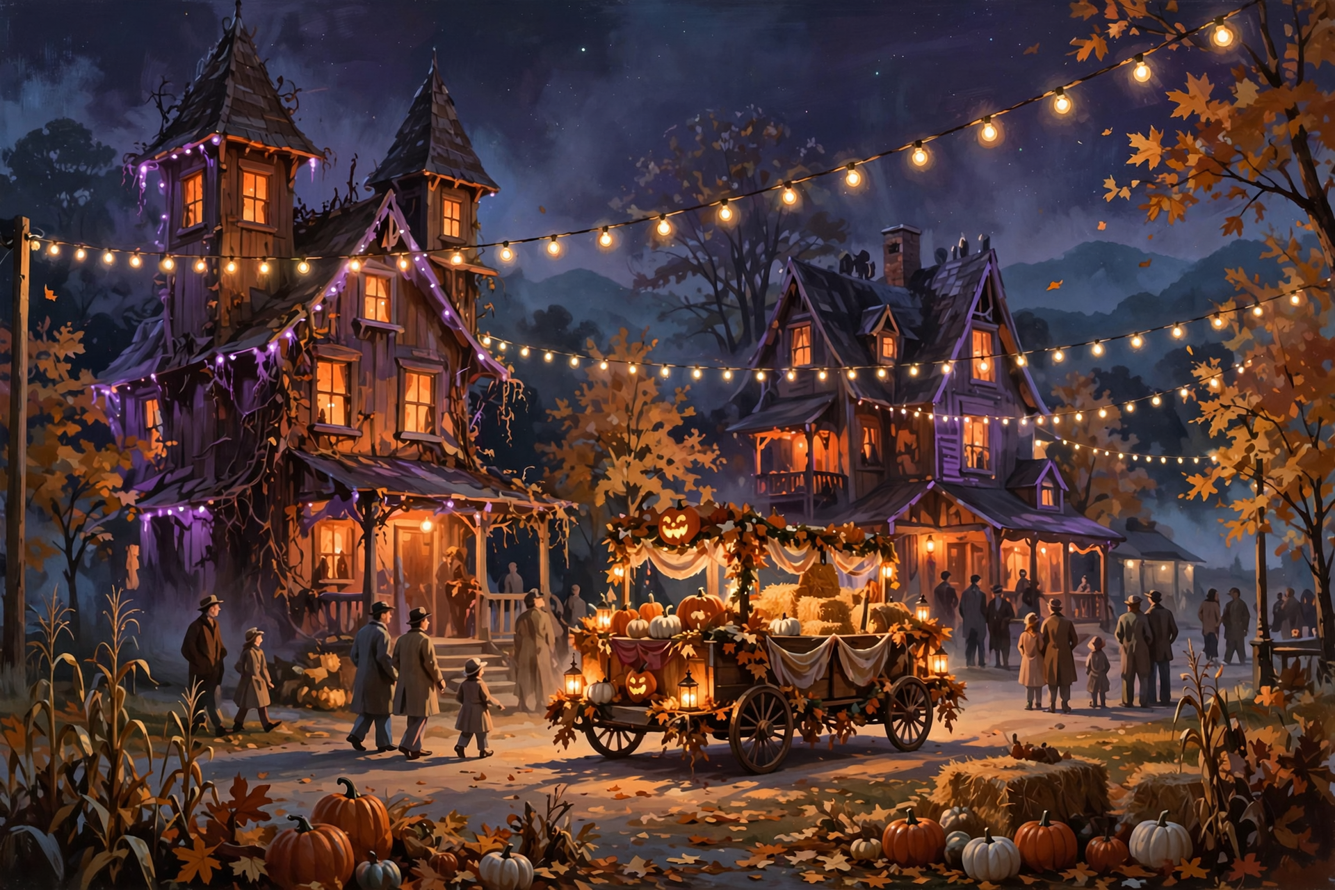 Illustration for 🎃 Fright by Night: Spookah, Ruby Falls Ghost Walk + Apple Festival Hours