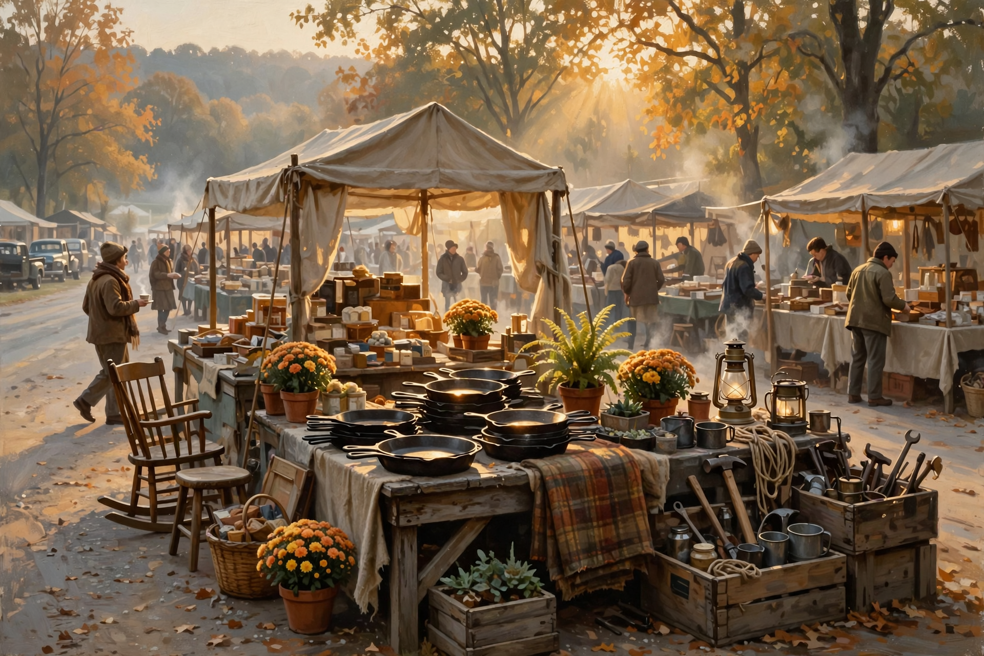 Illustration for 🛒 Hunt Bargains Before Sunup at Collinsville Trade Day