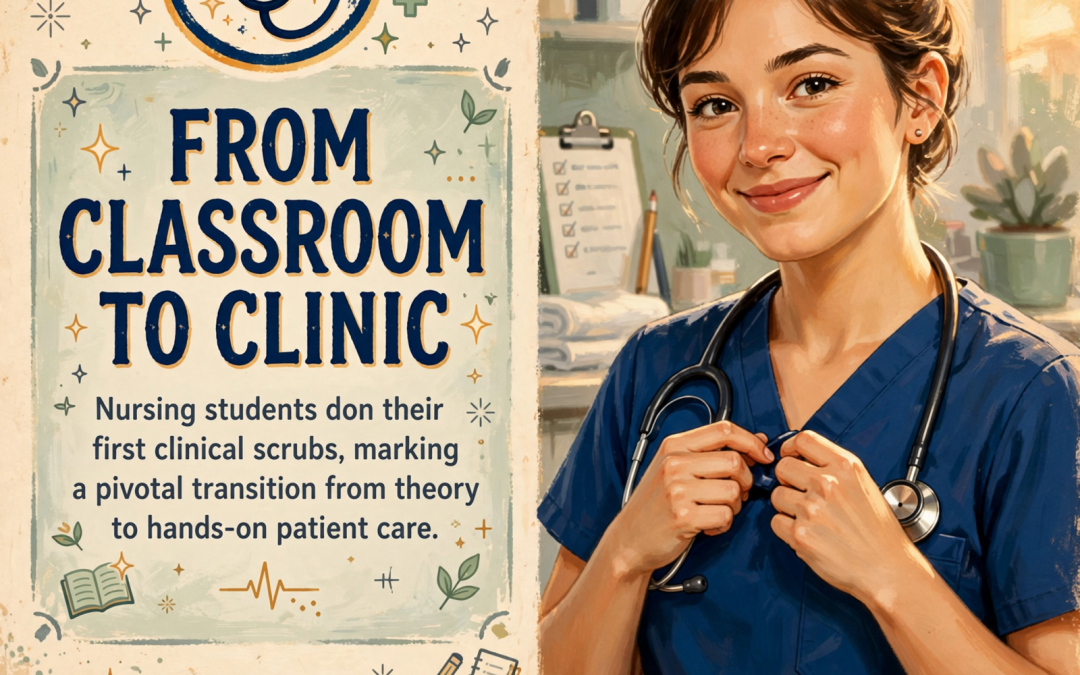 👩‍⚕️ Nursing Students Gear Up for Clinical Training with New Scrubs