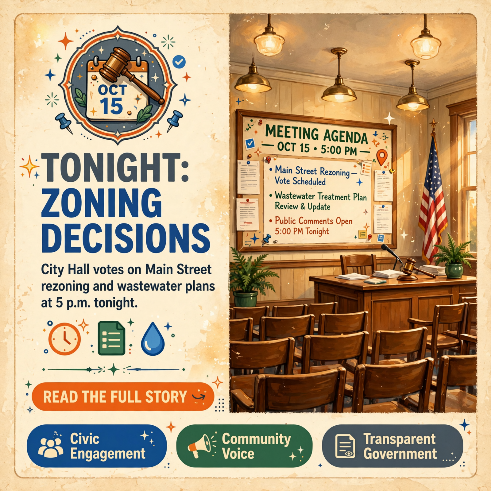 ποΈ City Hall Meets Tonight on Main Street Rezoning, Early Voting Continues, Homecoming Is Tomorrow β Featured Image Featured image for "ποΈ City Hall Meets Tonight on Main Street Rezoning, Early Voting Continues, Homecoming Is Tomorrow"