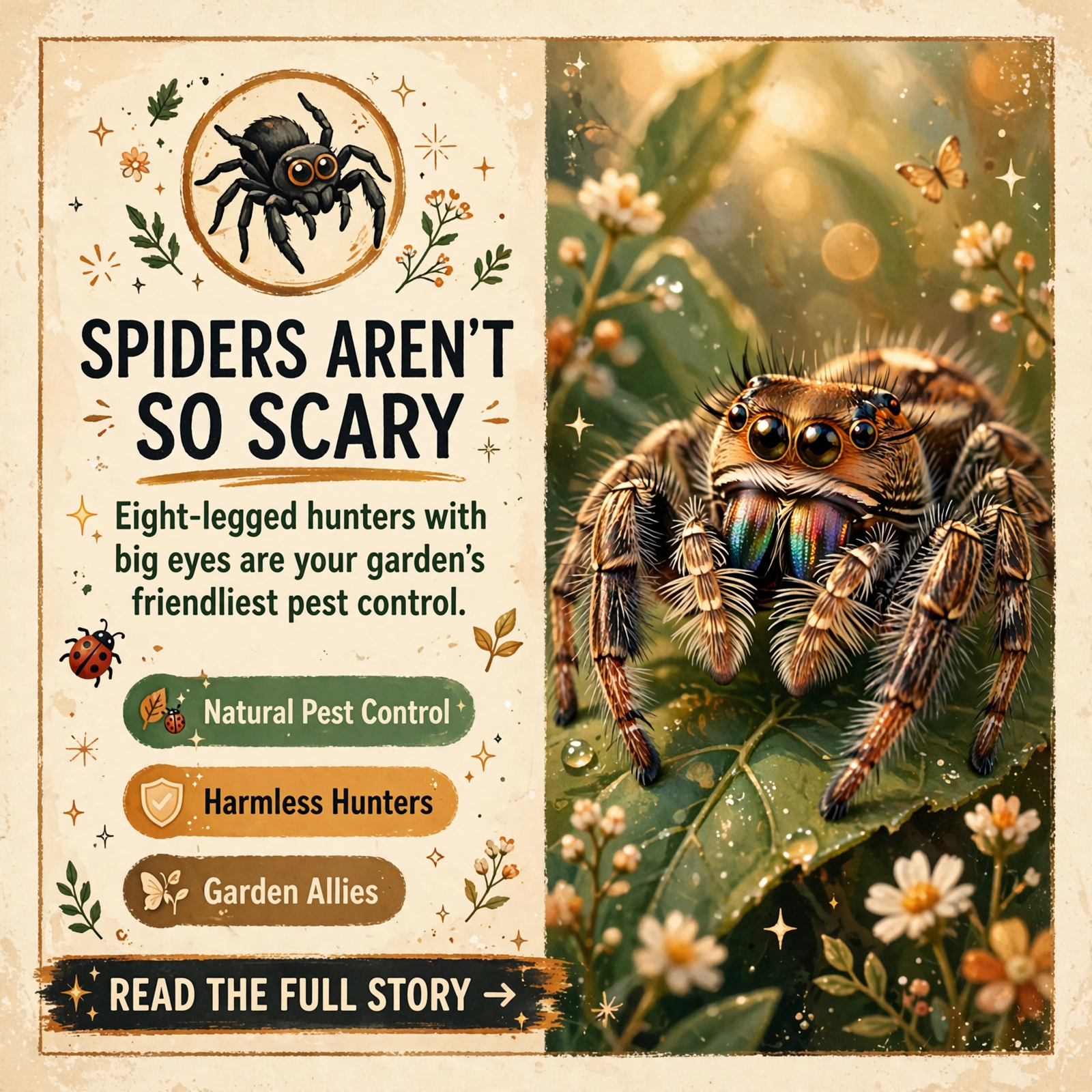 🕷️ Jumping Spiders: Misunderstood Neighbors in Tennessee Yards and Gardens — Featured Image Featured image for "🕷️ Jumping Spiders: Misunderstood Neighbors in Tennessee Yards and Gardens"