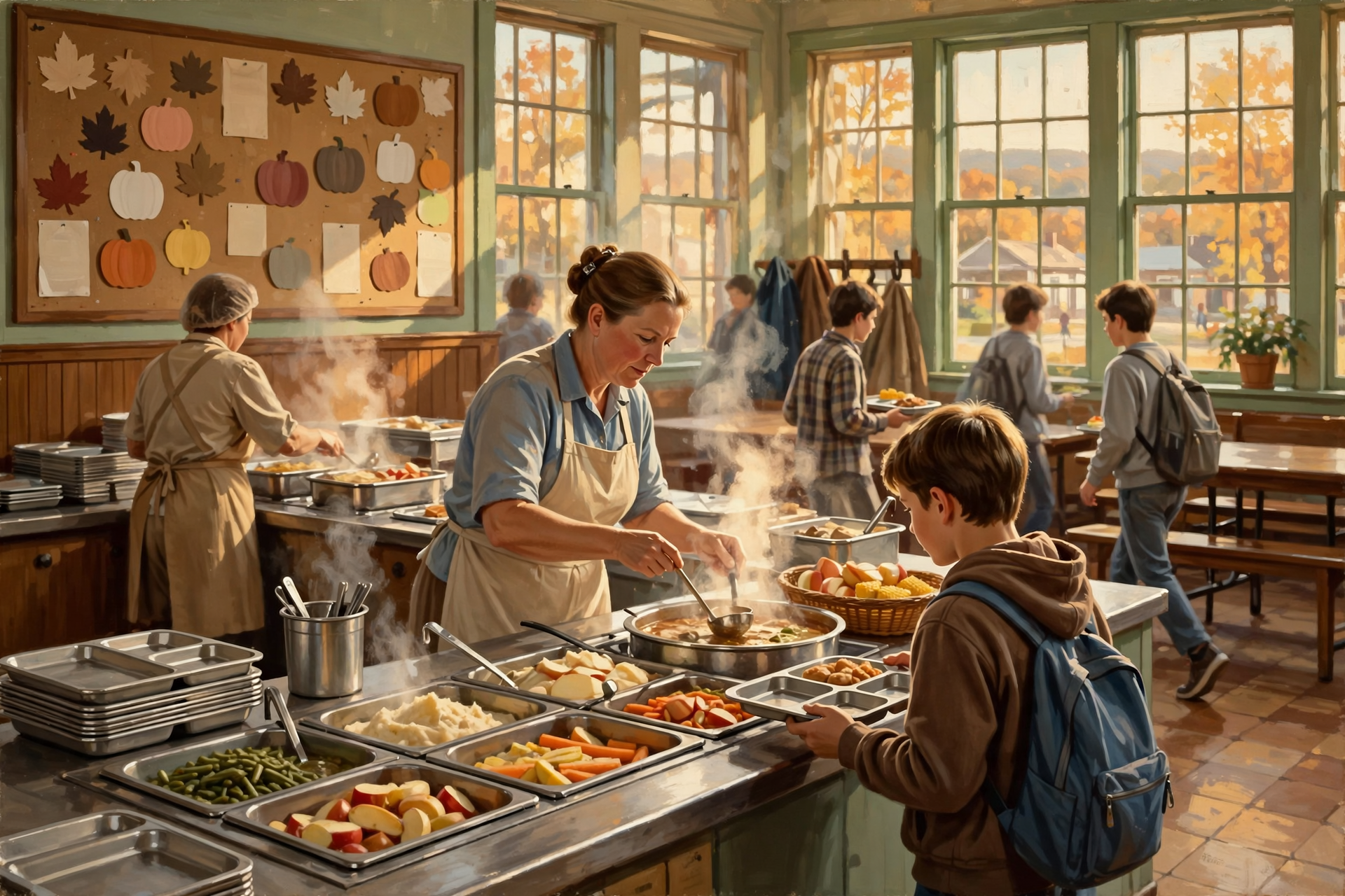 Illustration for 🍎 Free Lunch Week's Last Day Friday