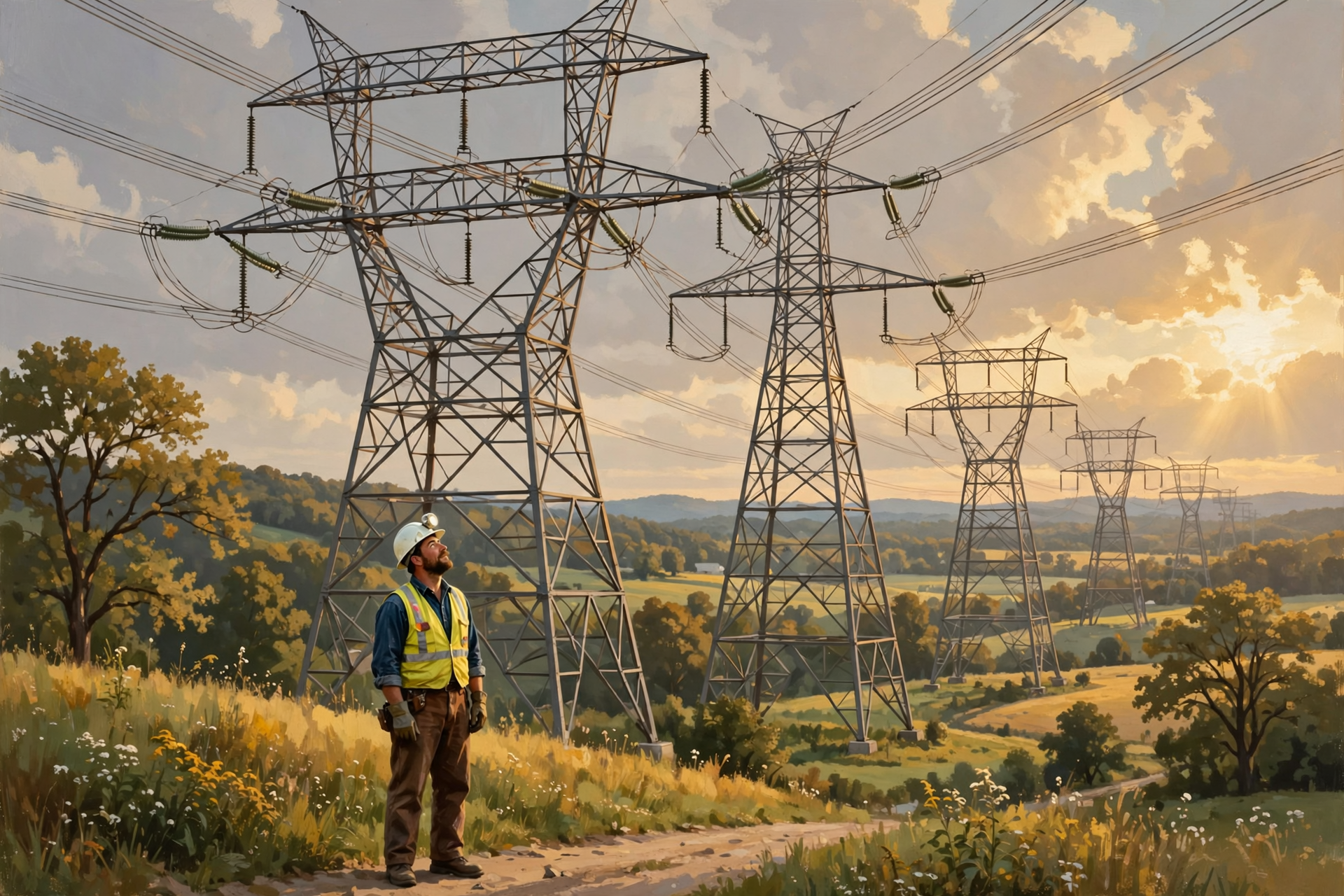 Illustration for ⚡ TVA Gets Money for Stronger Power Lines
