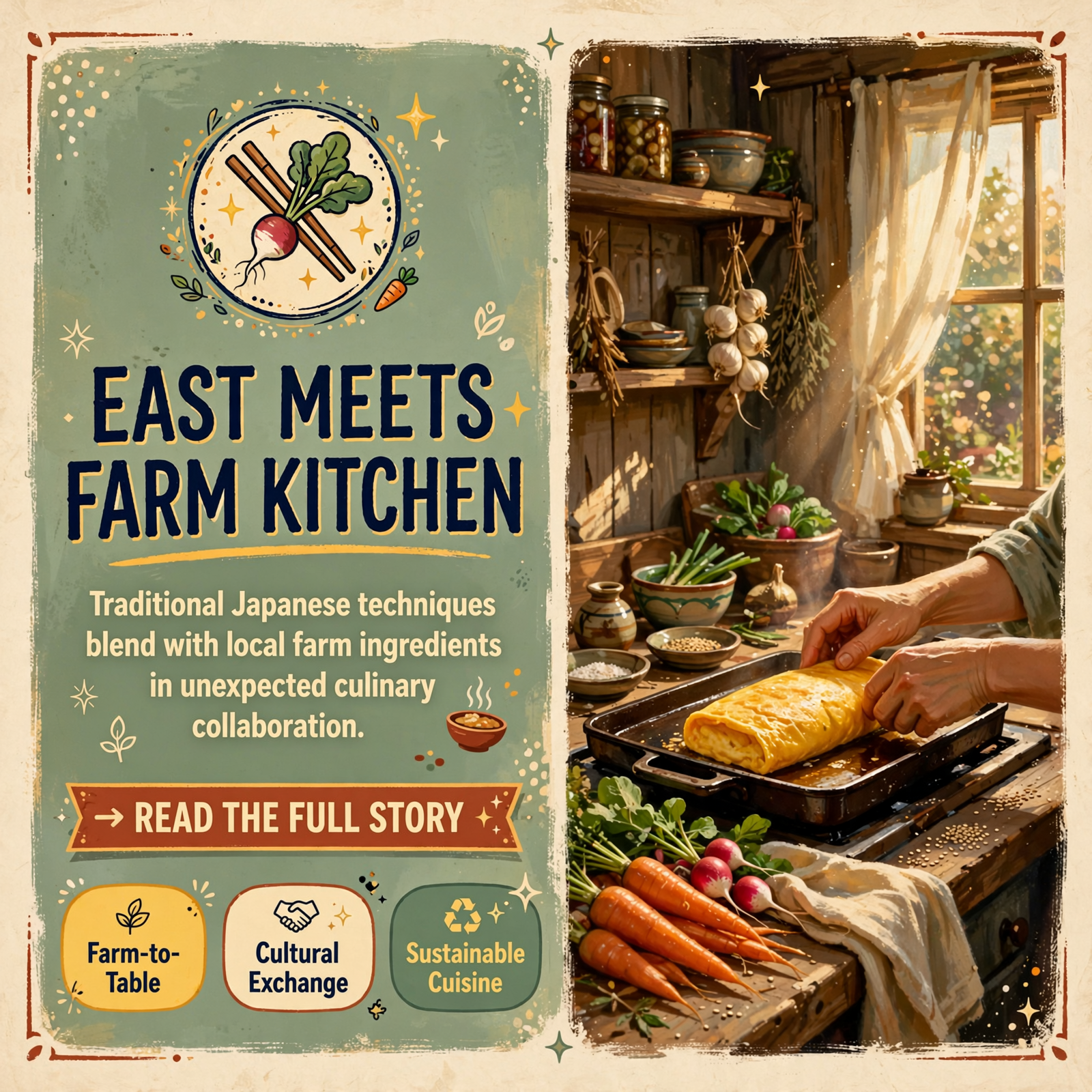 Featured image for "🥢 Japanese Cooking Meets Tennessee Farmhouse at Sequatchie Cove Farm"