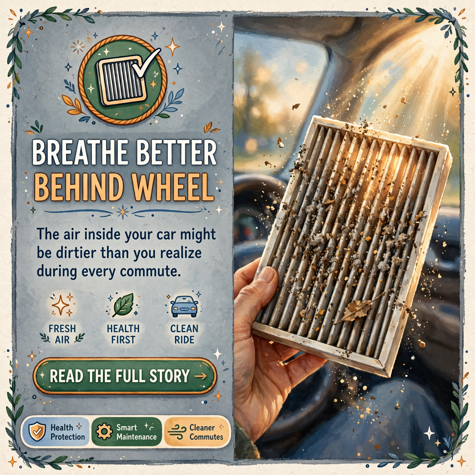 Featured image for "🚗 Why the Air Inside Your Car Matters More Than You Think"