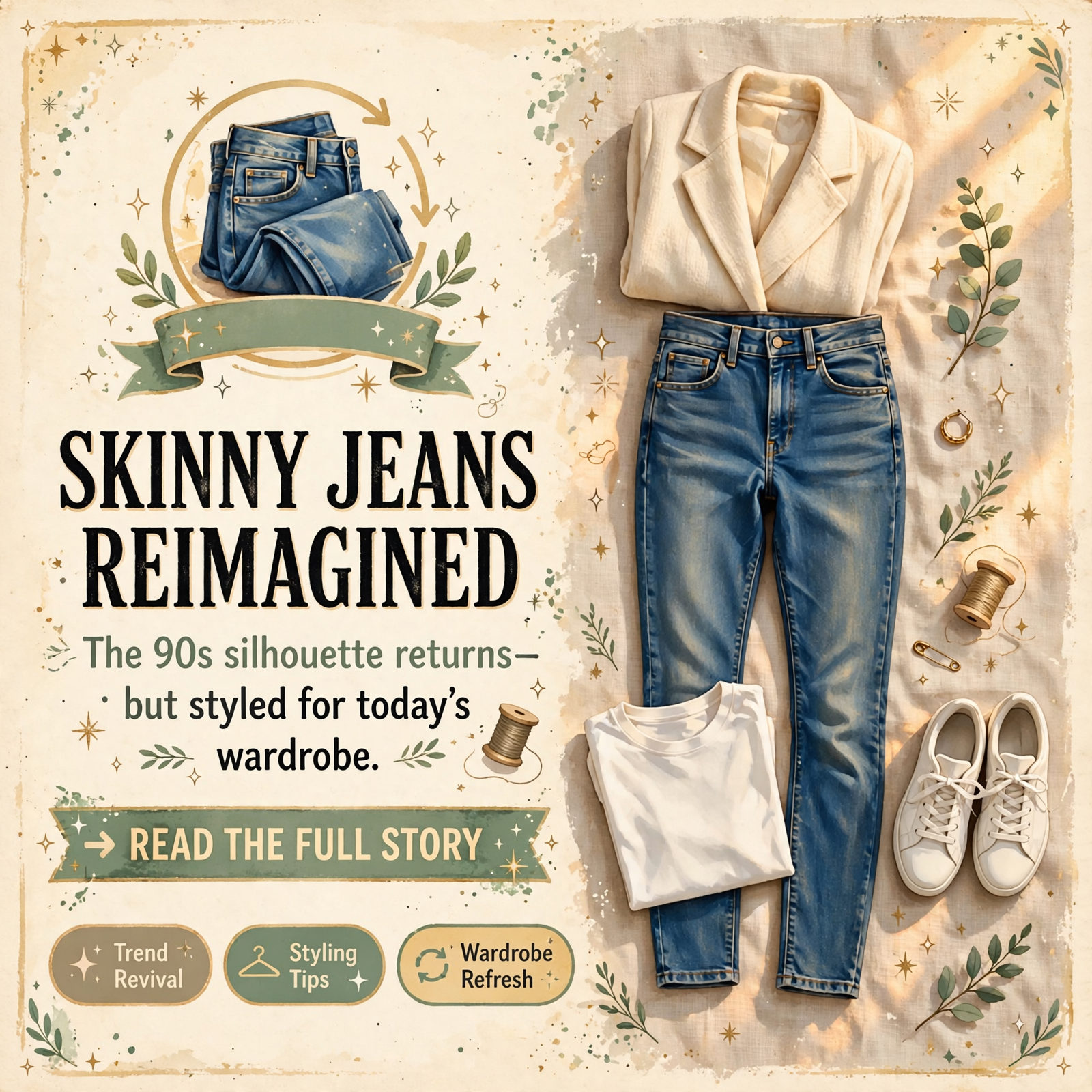 Featured image for "👖 Skinny Jeans Are Back - Here's How to Wear Them in 2026"